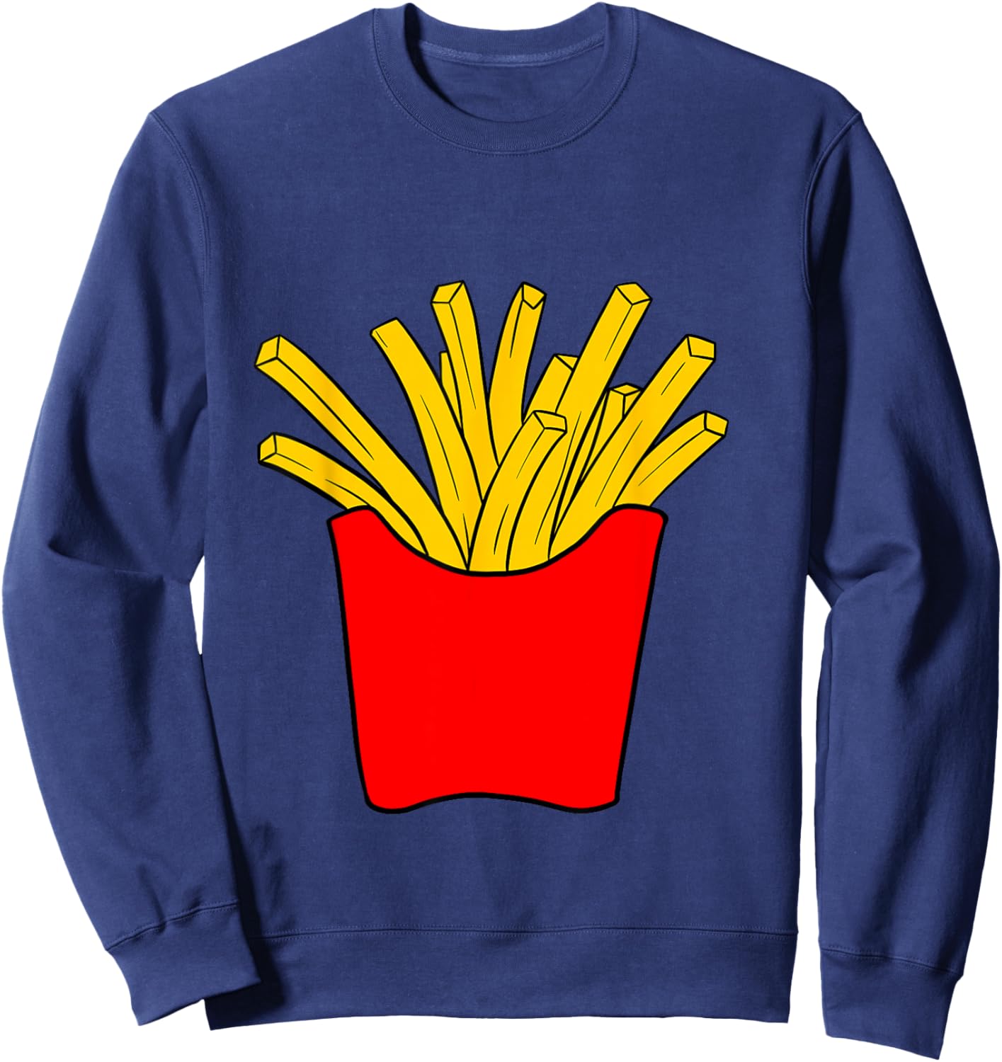 French fries costume for Girls Boys Kids Men Women Sweatshirt - Sweatshirt | Navy