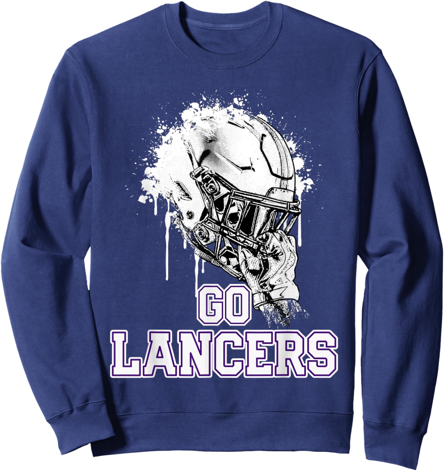 Norton Lancers Rising Helmet GO! Sweatshirt - Sweatshirt | Navy