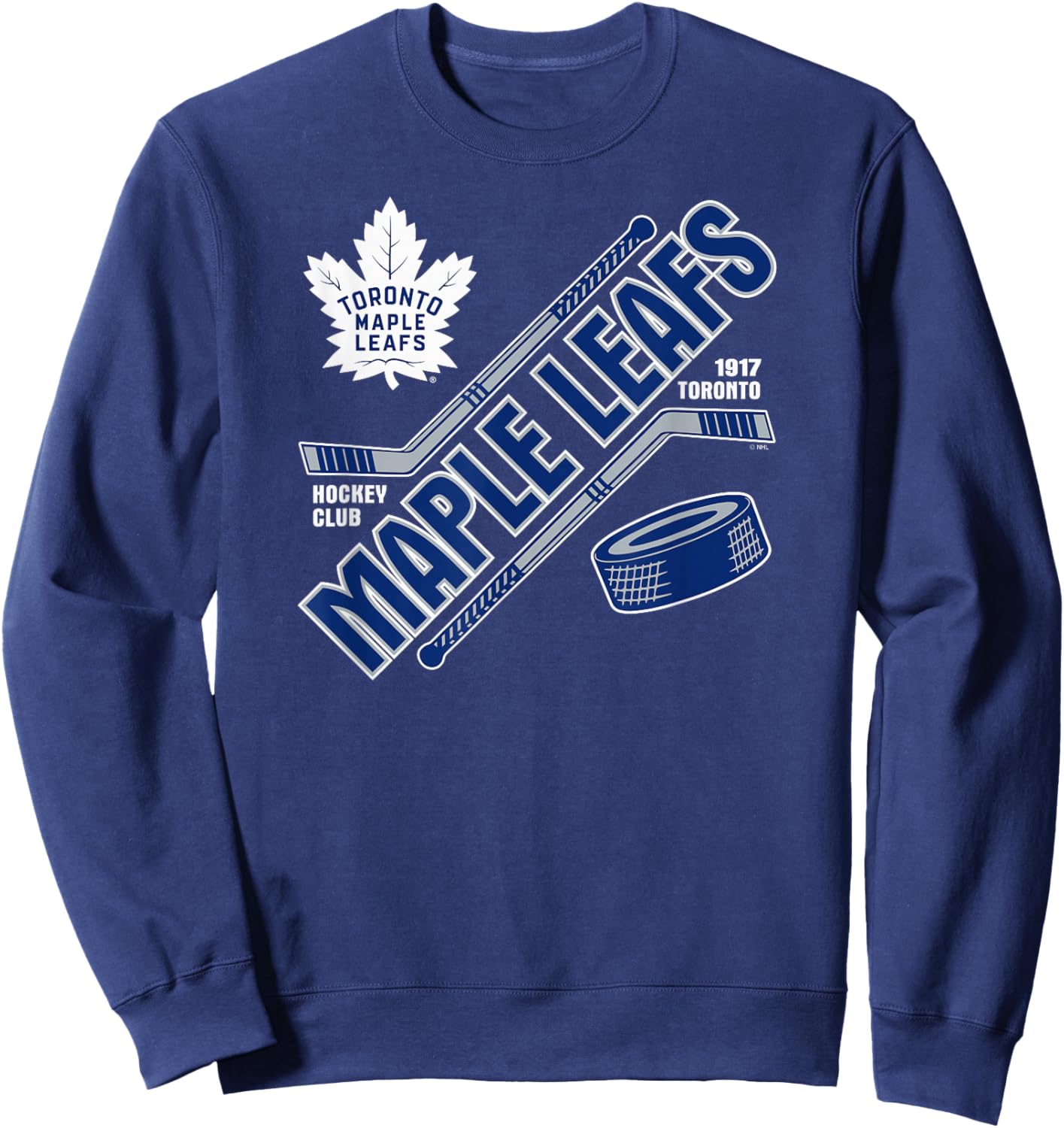 Toronto Maple Leafs Force Black Officially Licensed Sweatshirt - Sweatshirt | Navy