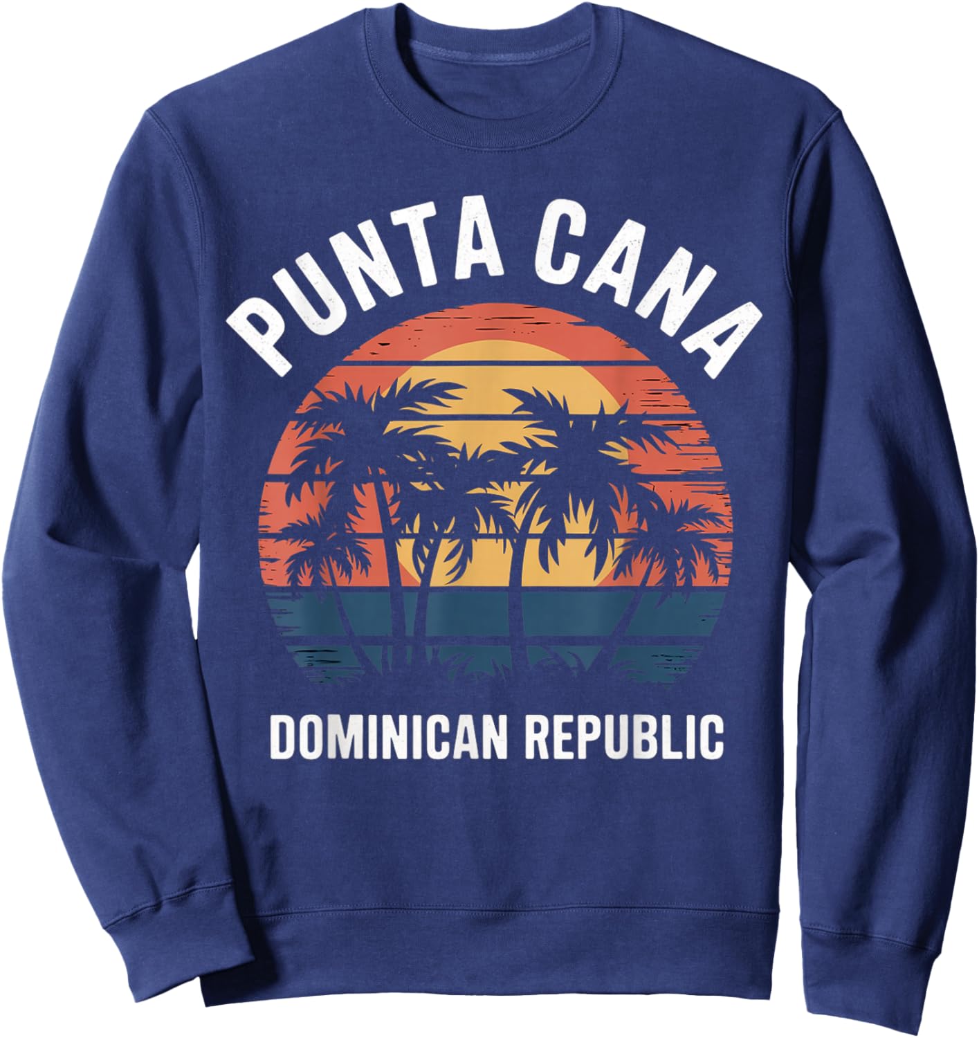 Punta Cana Souvenirs Family Beach Friends Group Vacation Sweatshirt - Sweatshirt | Navy