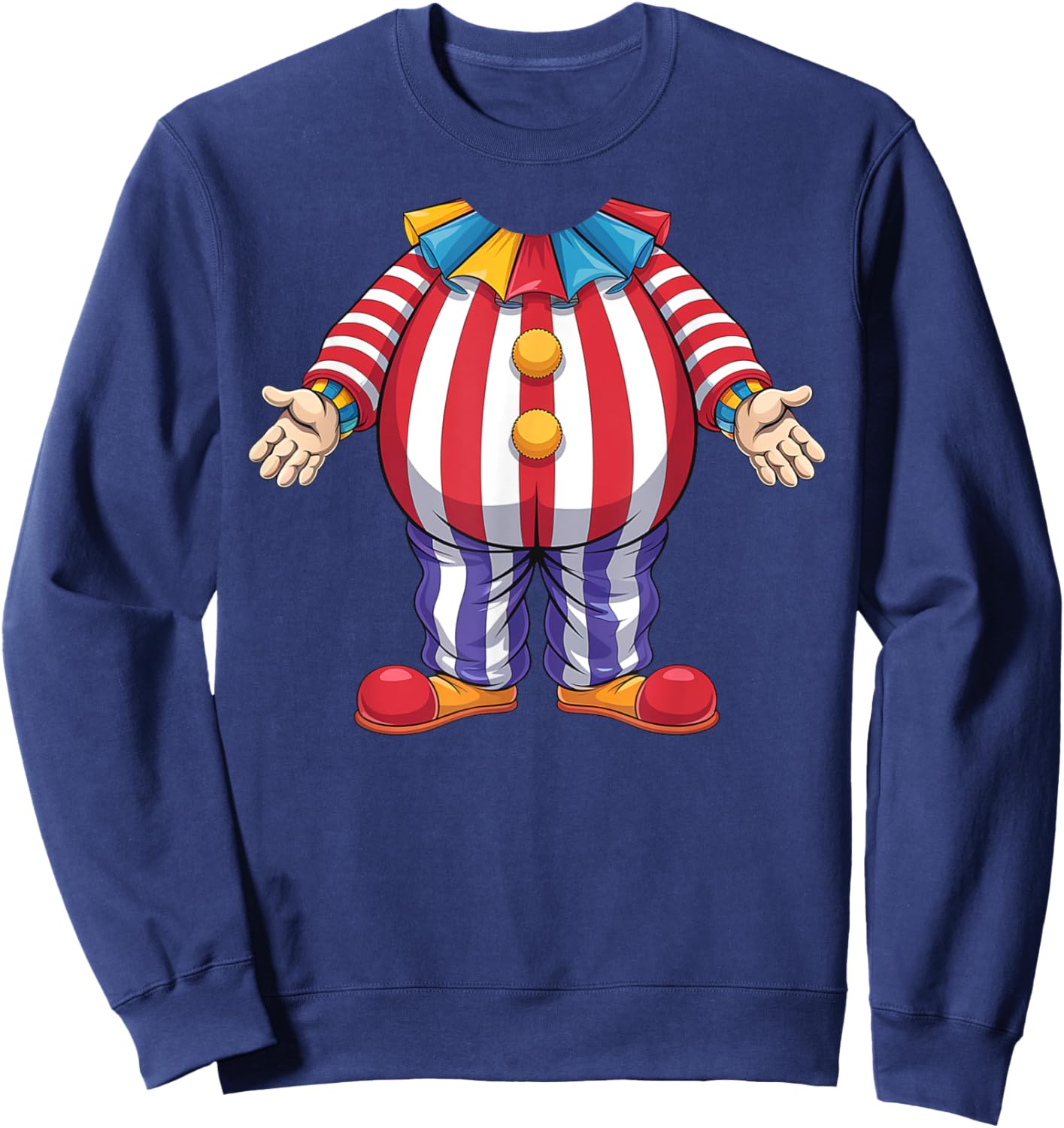 Clown Costume Halloween Sweatshirt - Sweatshirt | Navy