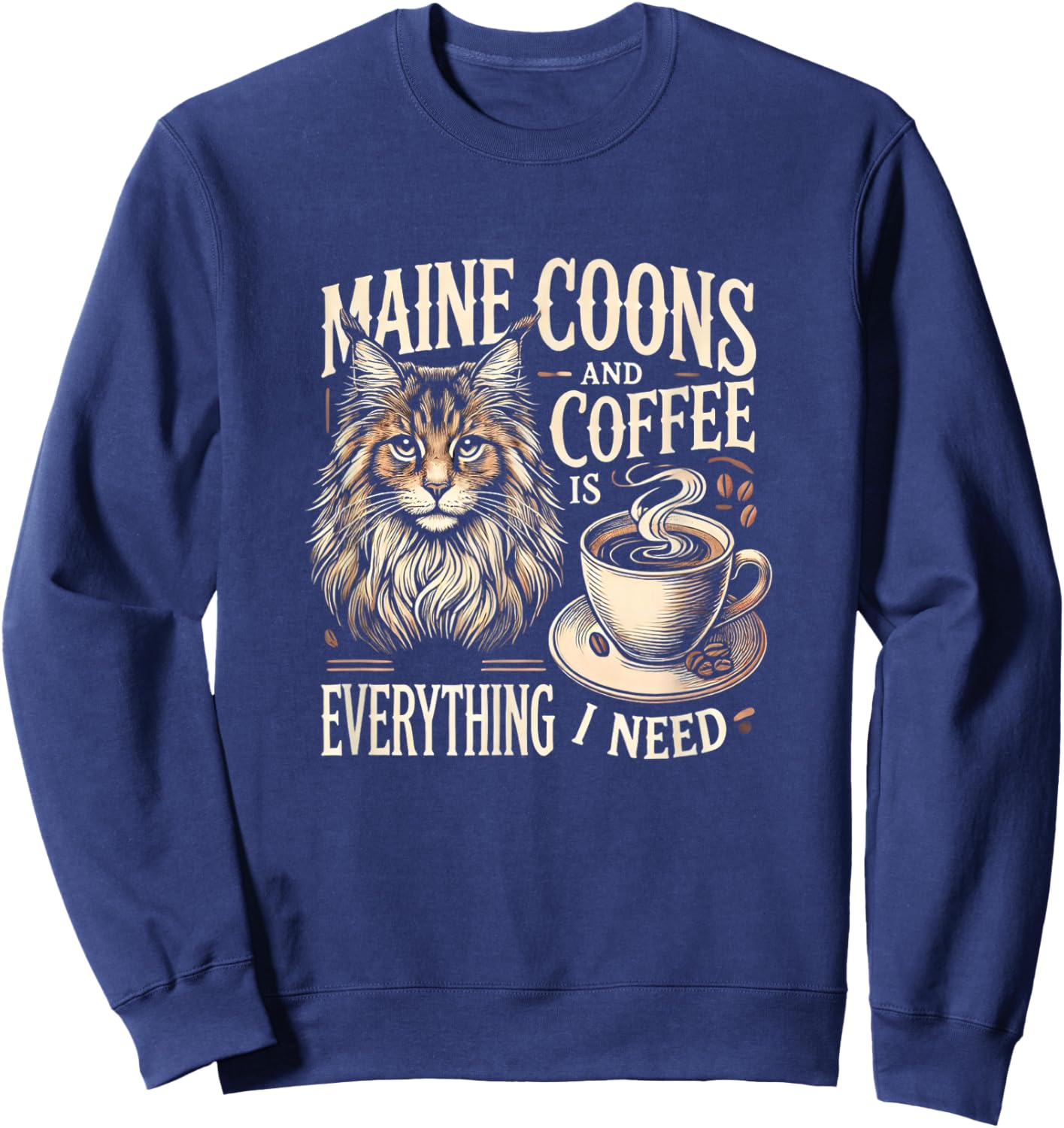 Maine Coon Lover Maine Coon Cat Maine Coons Women Sweatshirt - Sweatshirt | Navy