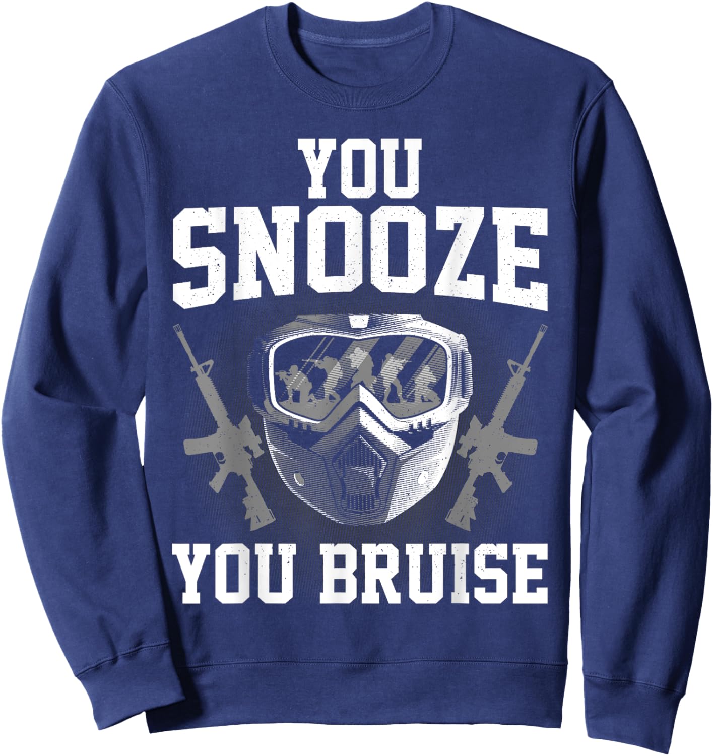 Funny Airsoft Art Women Airsoft Player Airsoft Gear Sweatshirt - Sweatshirt | Navy