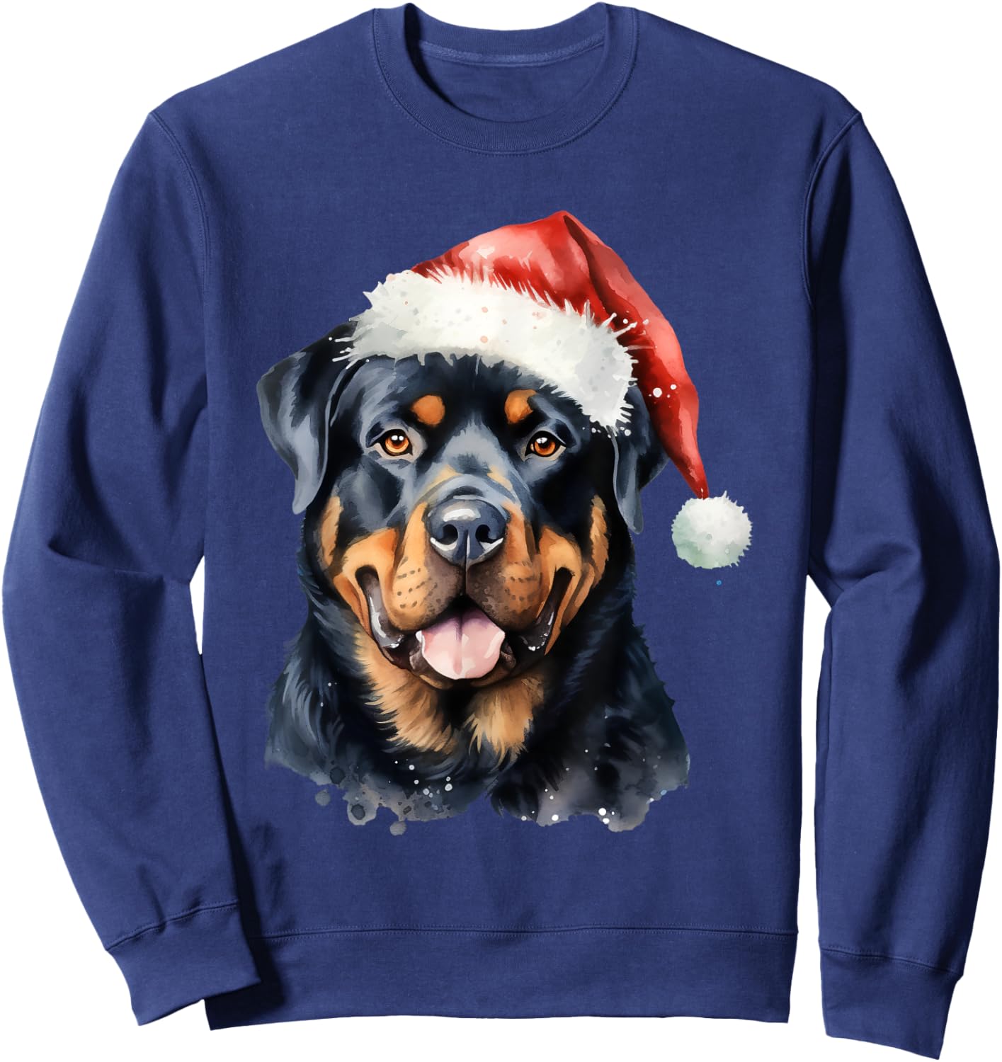 Rottweiler Christmas Dog Sweatshirt - Sweatshirt | Navy