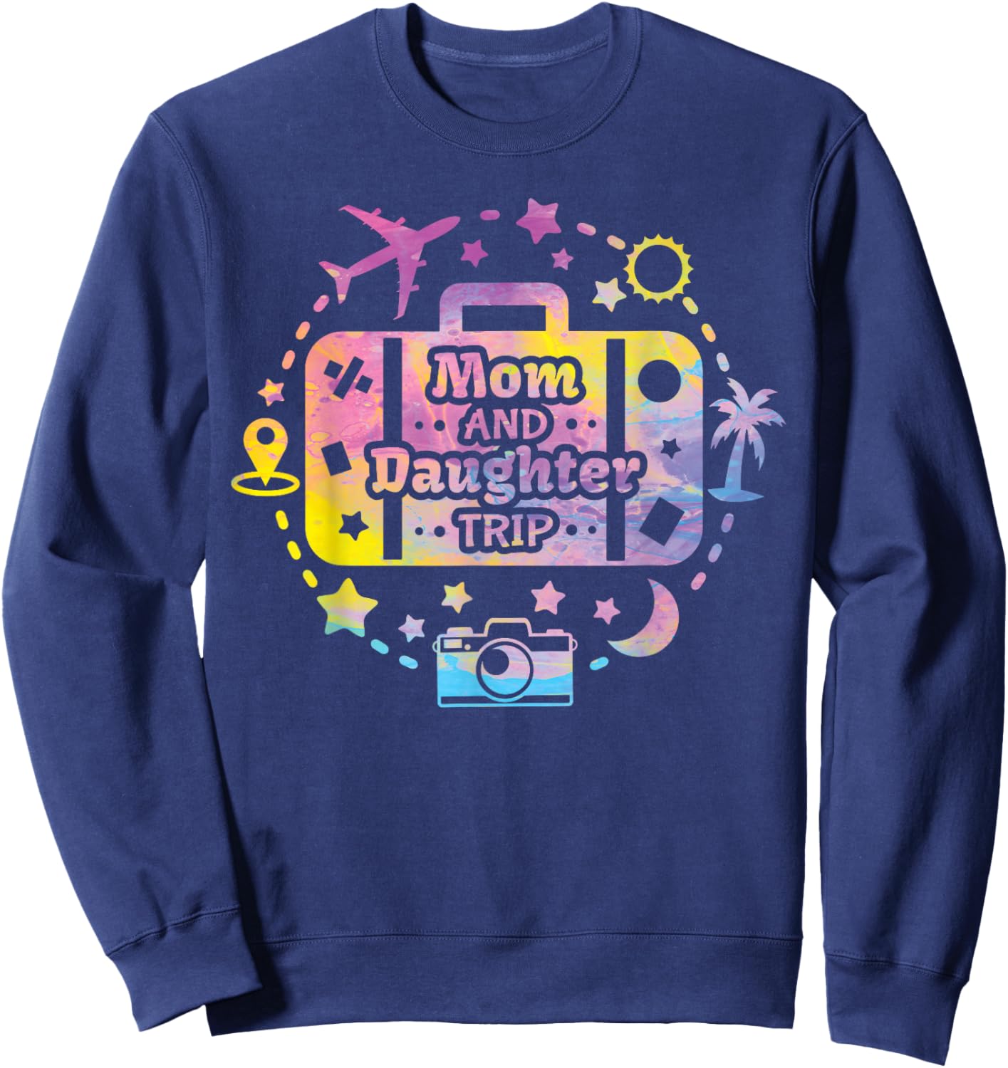 Mom And Daughter Trip Sweatshirt - Sweatshirt | Navy