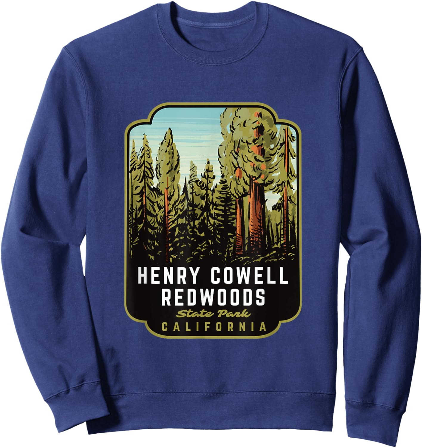 Henry Cowell Redwoods State Park CA Sweatshirt - Sweatshirt | Navy