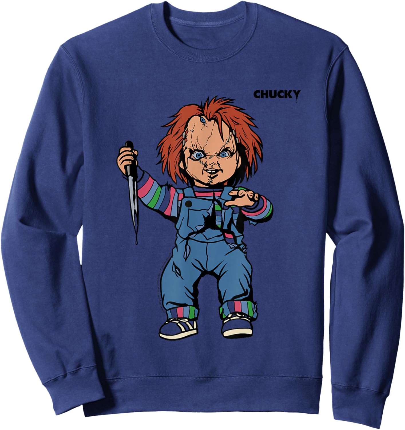 Chucky Knife Sweatshirt - Sweatshirt | Navy