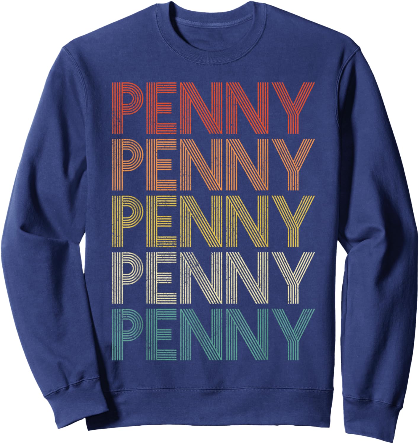Penny Vintage Retro Sweatshirt - Sweatshirt | Navy