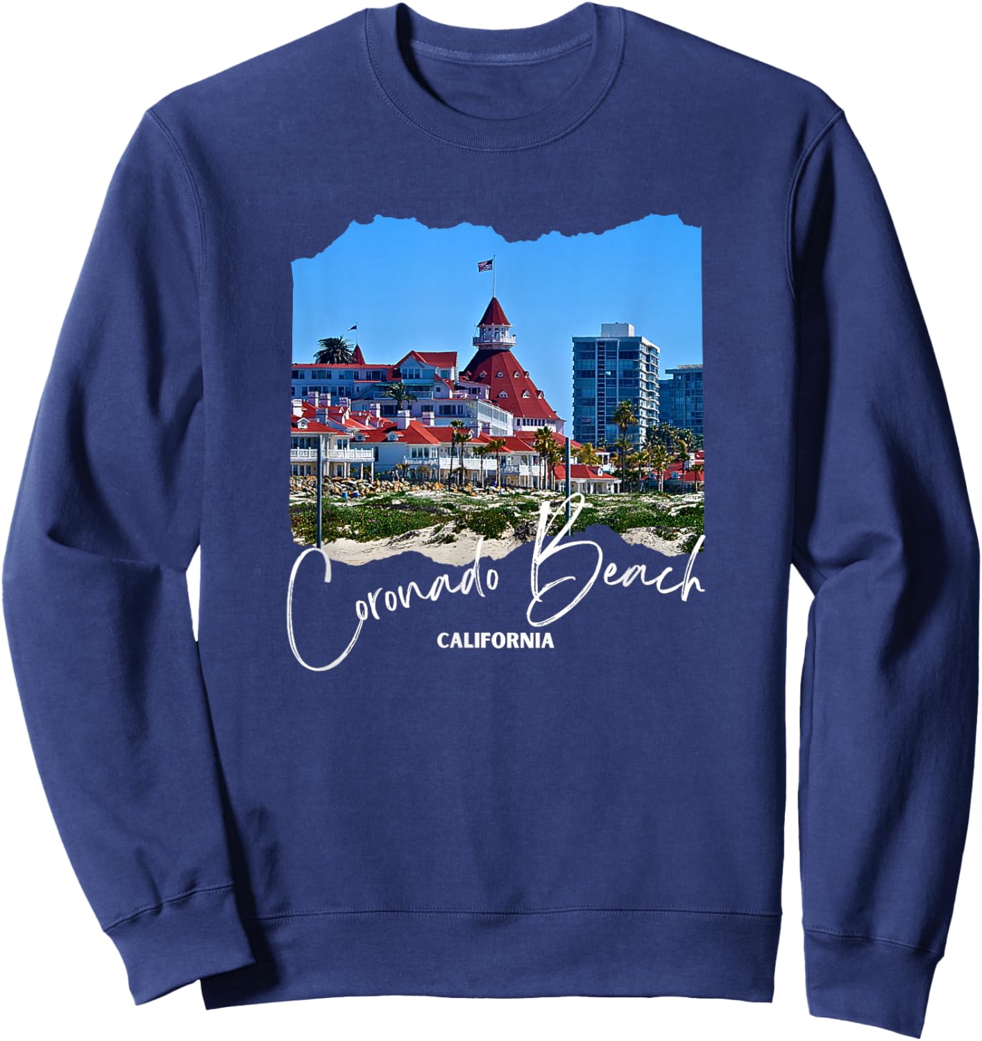California Coronado Island / Coronado Beach Sweatshirt - Sweatshirt | Navy