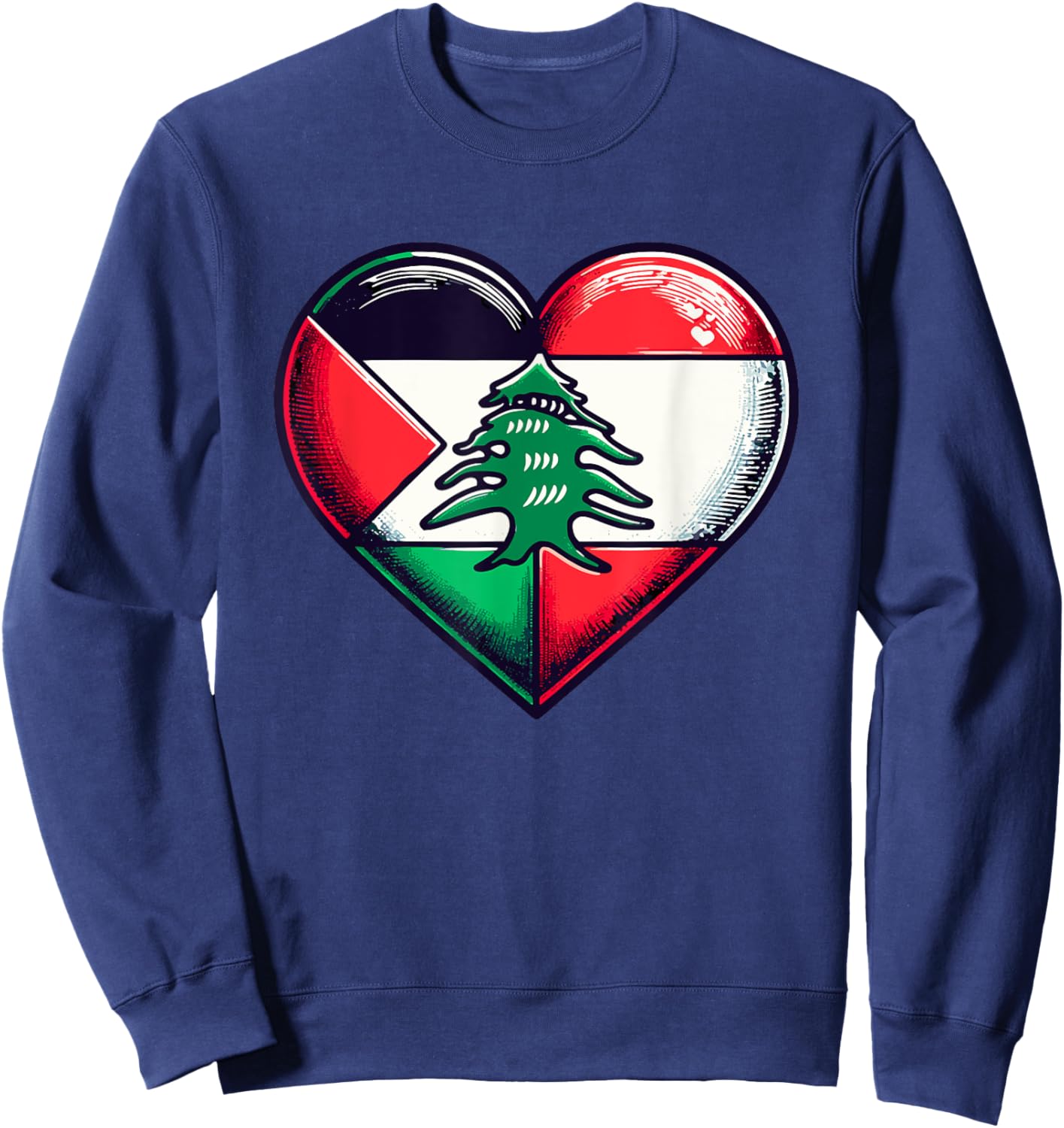 Adults Black Small Classic Fit Short Sleeve Modern Flag Sweatshirt - Sweatshirt | Navy