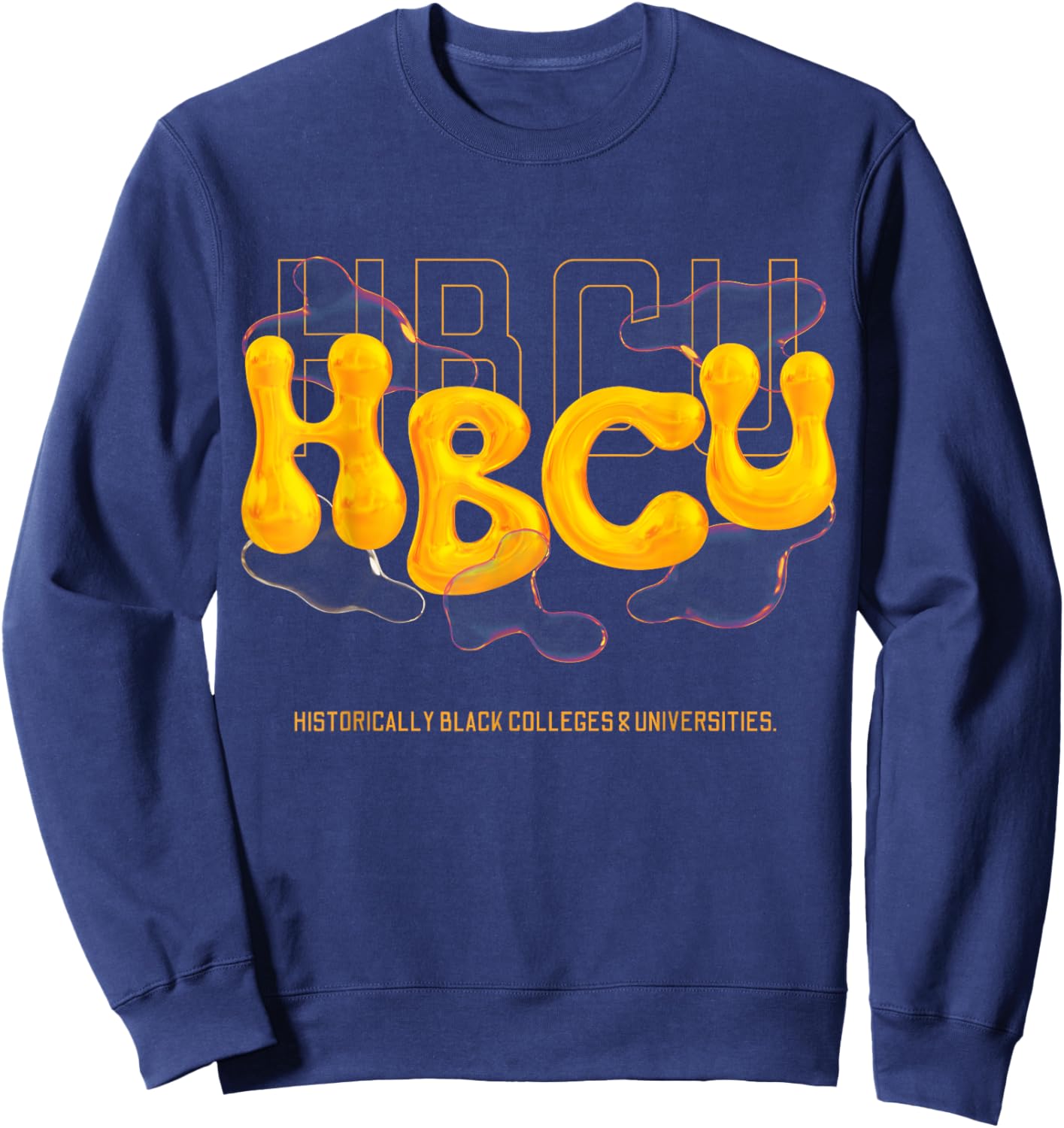 HBCU African American Historically Black College University Sweatshirt - Sweatshirt | Navy