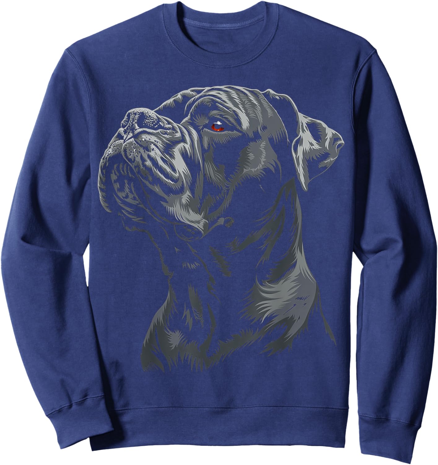 Cane Corso Dog Motif Pet Art Cane Corso Sweatshirt - Sweatshirt | Navy