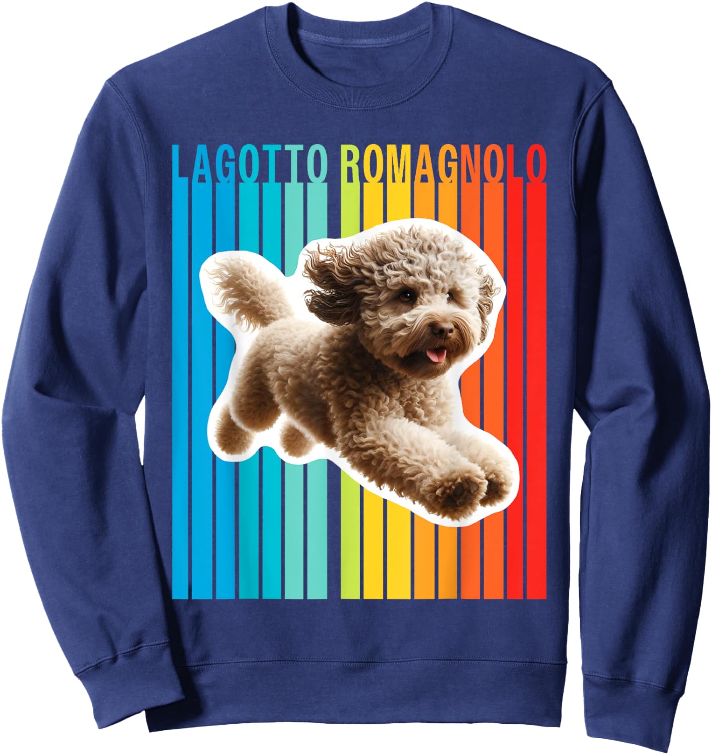 Colorful Lagotto Romagnolo Sweatshirt - Sweatshirt | Navy