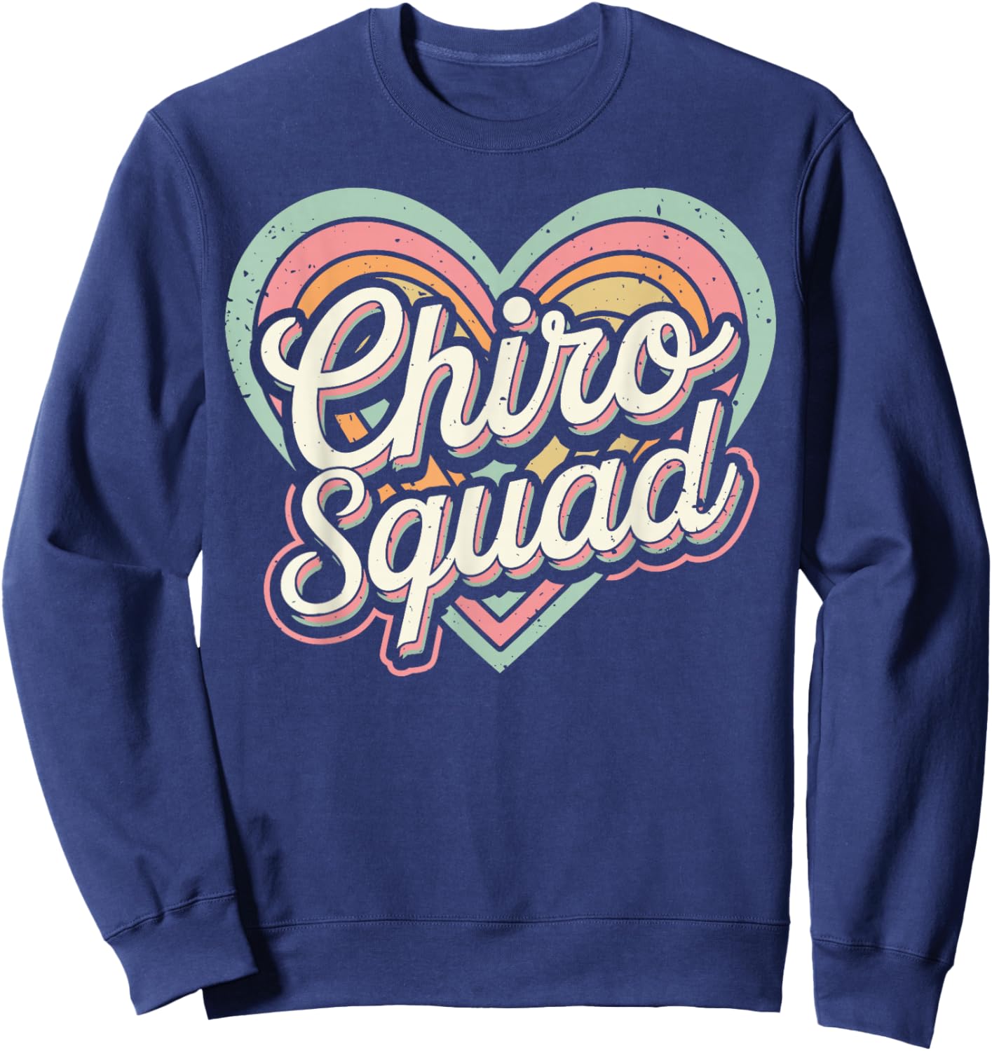 Chiro Squad Chiropractor Chiropractic Assistant Sweatshirt - Sweatshirt | Navy