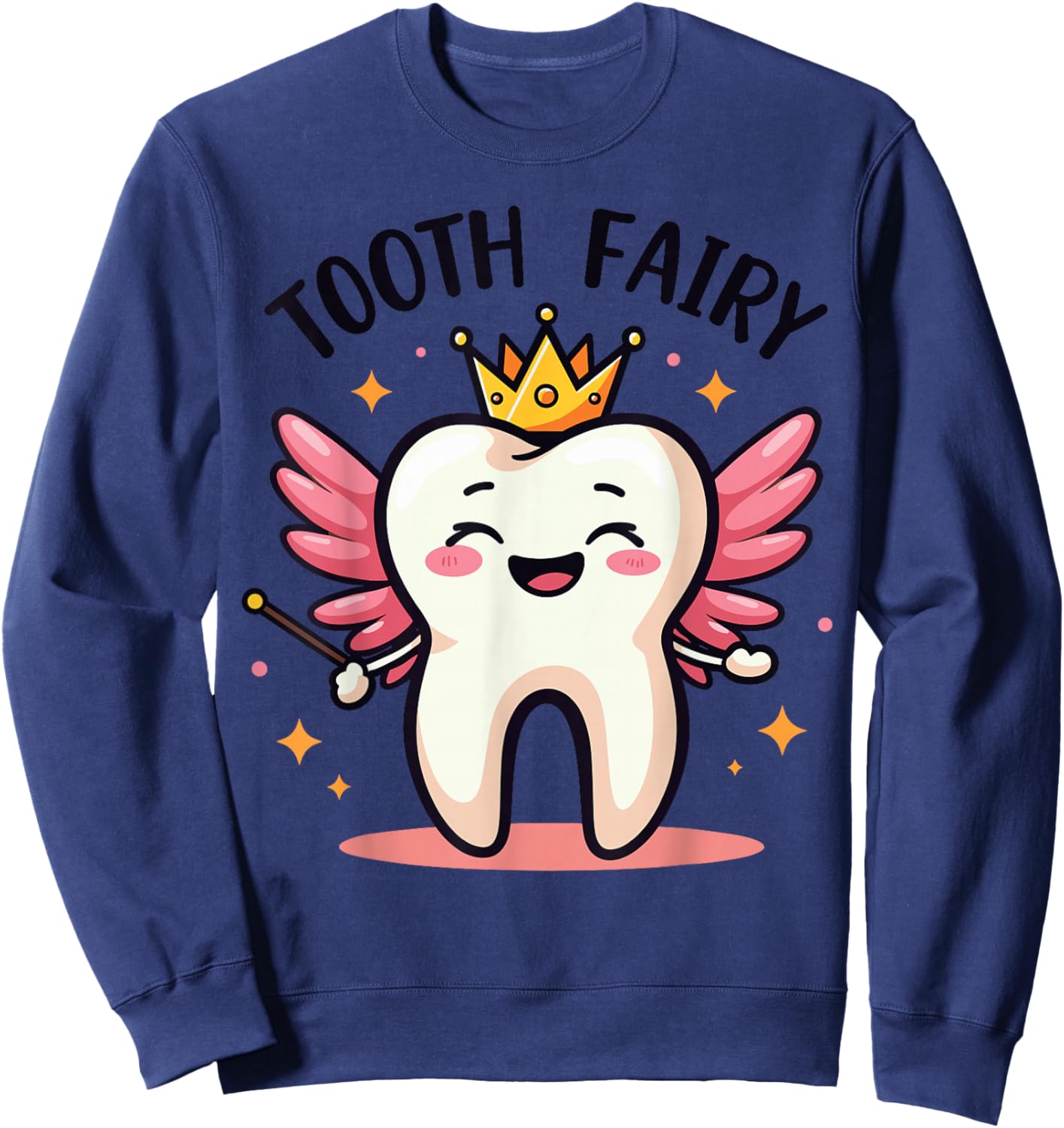Tooth Fairy Shirt Women Child Tooth Costume Sweatshirt - Sweatshirt | Navy