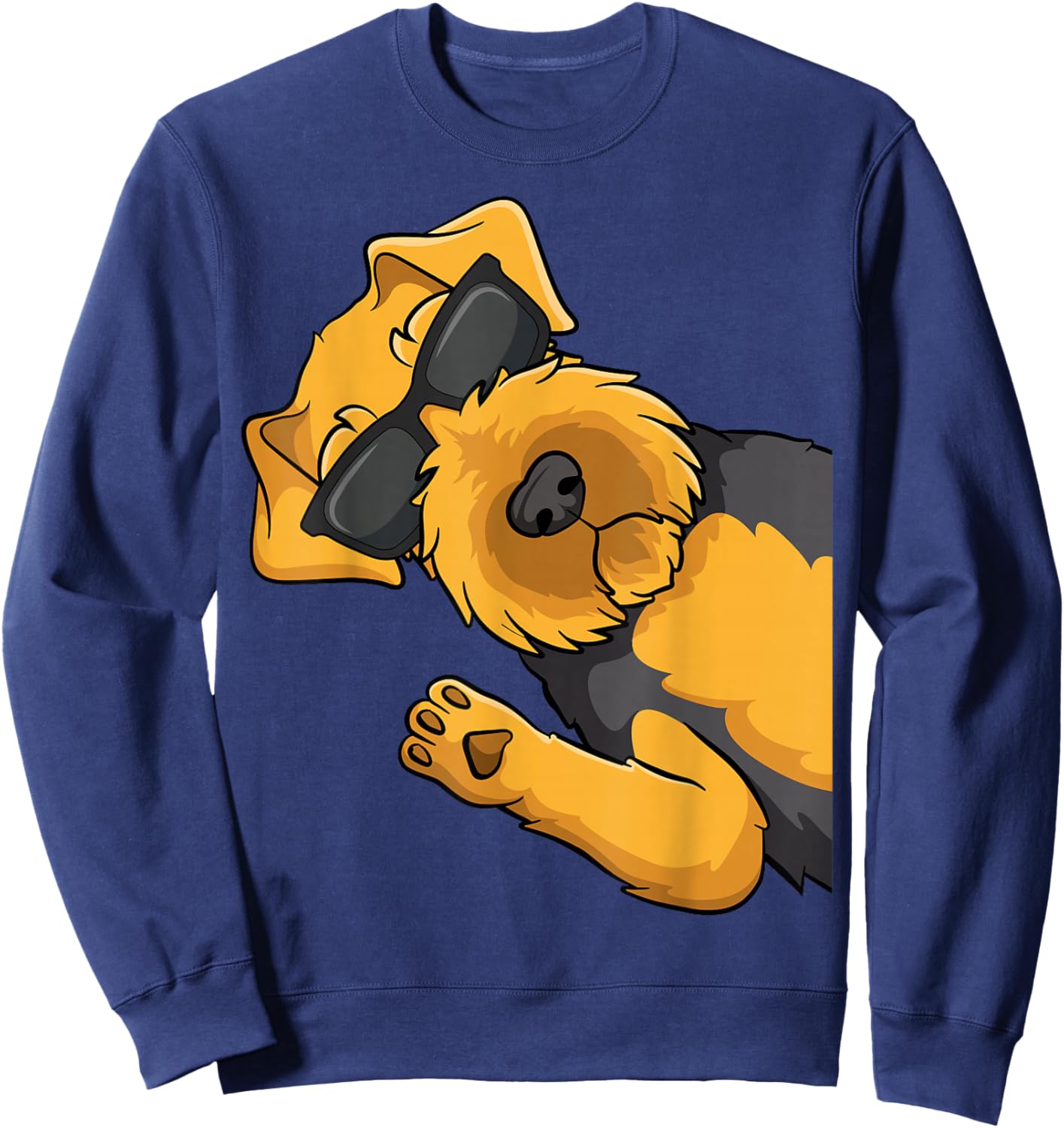 Welsh Terrier Dog Sweatshirt - Sweatshirt | Navy