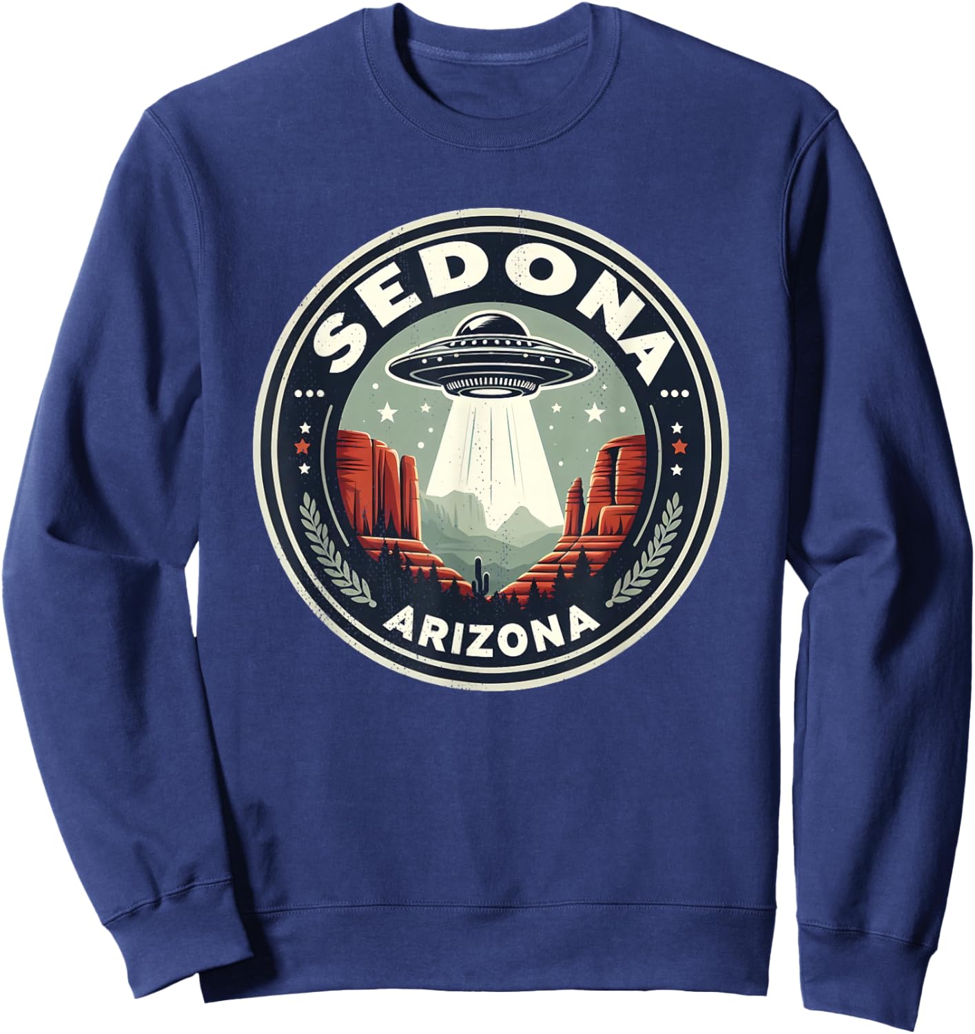 Mystical Sedona UFO in Sedona Arizona Sweatshirt - Sweatshirt | Navy