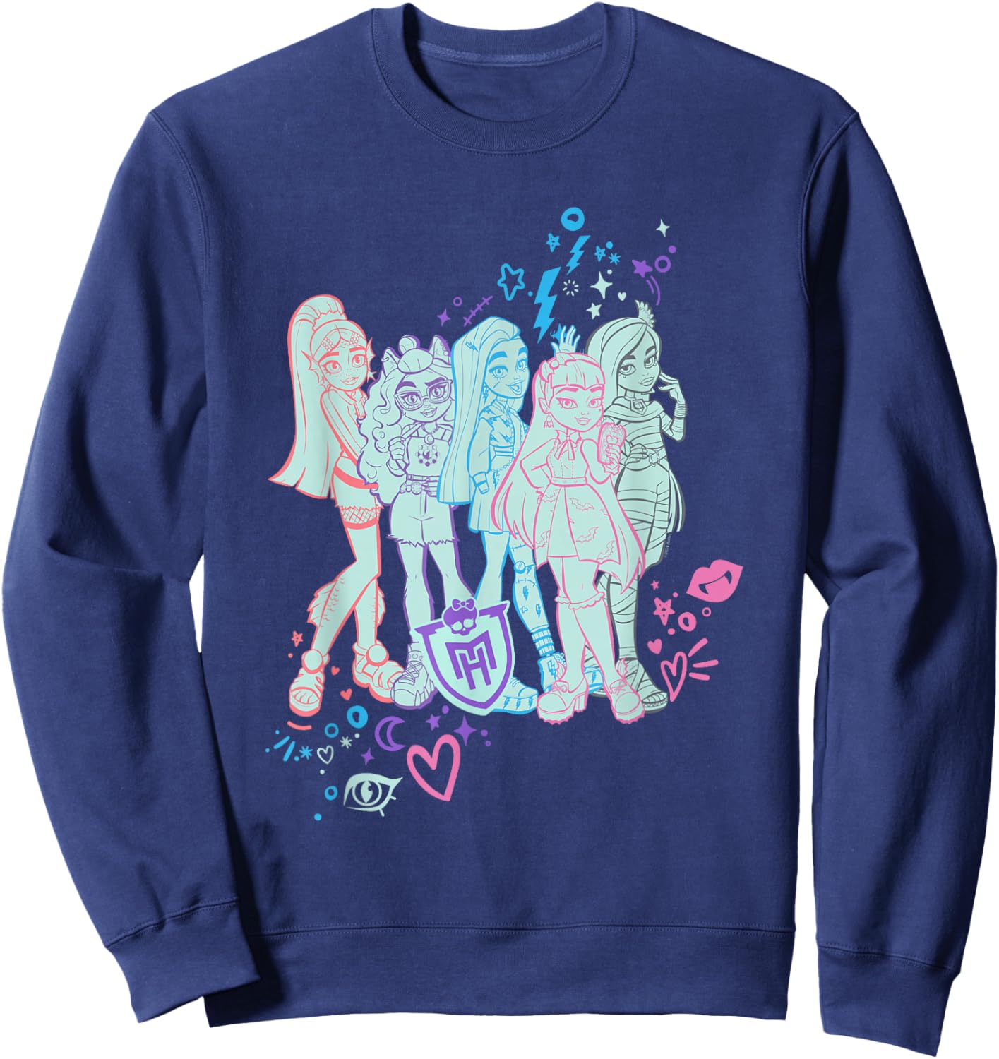 Monster High - Creep it Real Sweatshirt - Sweatshirt | Navy