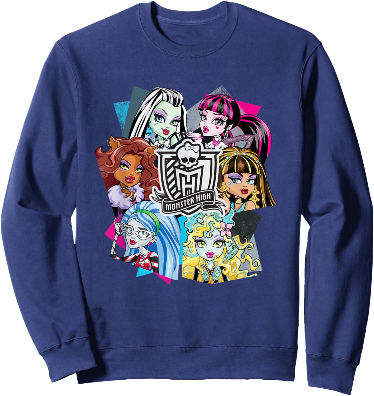 Monster High Alumni - Let the Ghoul Times Roll Sweatshirt - Sweatshirt | Navy