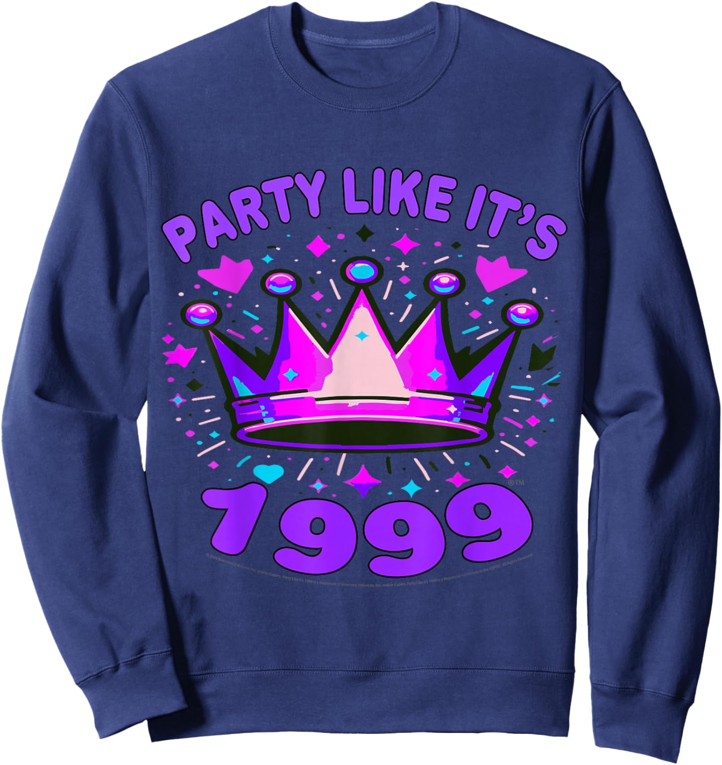 Party Like Its 1999 - Design KB-12b Sweatshirt - Sweatshirt | Navy