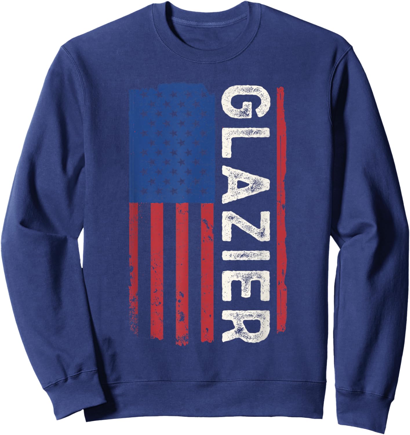 Glazier Us Flag Sweatshirt - Sweatshirt | Navy