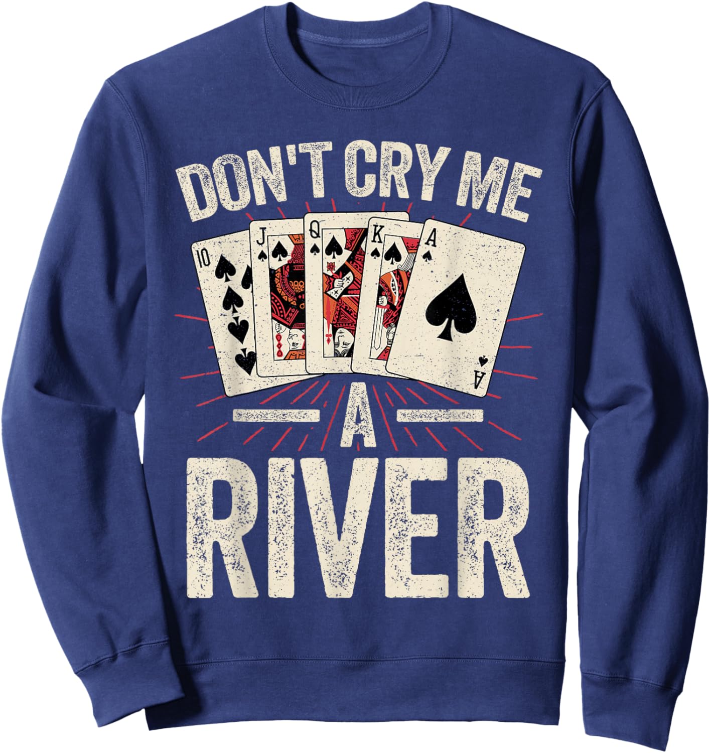 Poker Player Sweatshirt - Sweatshirt | Navy