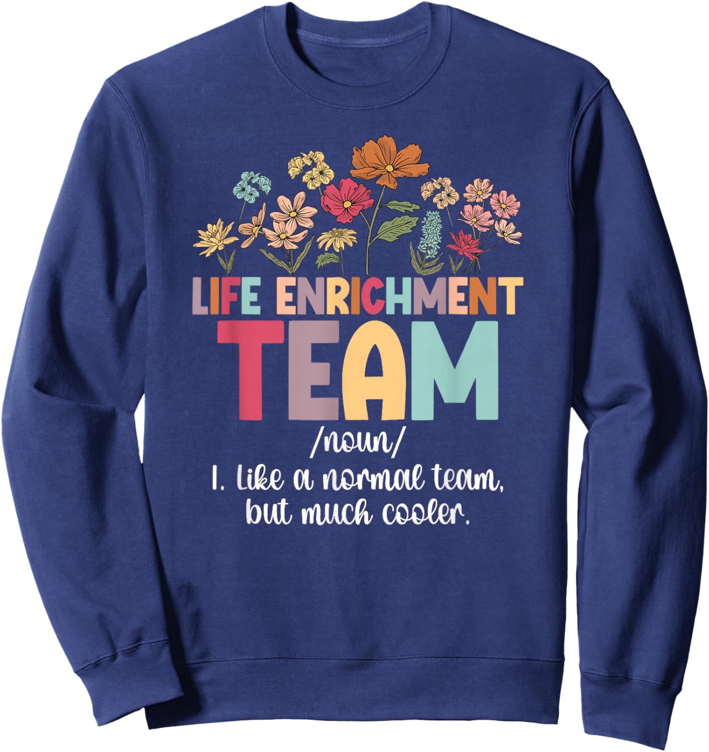Activity Team Activity Director Crew Activity Assistant Team Sweatshirt - Sweatshirt | Navy
