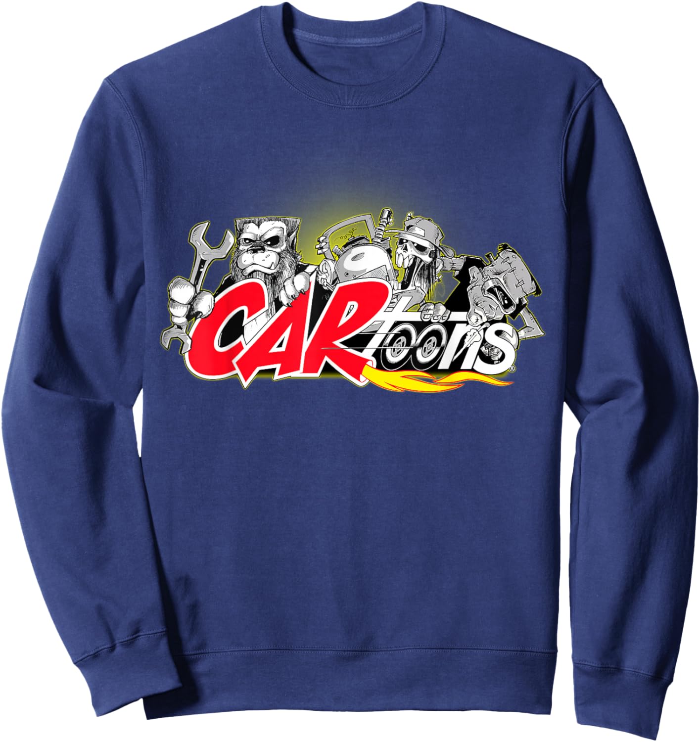 CARtoons Rust In Peace Design Sweatshirt - Sweatshirt | Navy