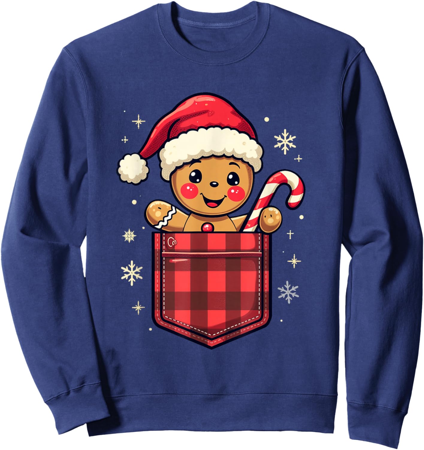 Christmas Gingerbread Sweatshirt - Sweatshirt | Navy