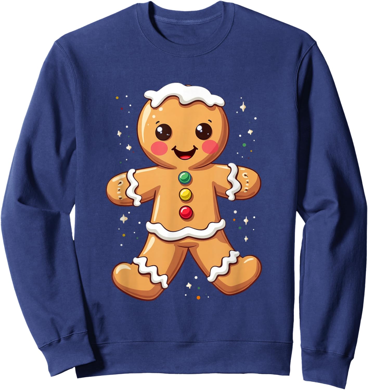 Gingerbread Holiday Sweatshirt - Sweatshirt | Navy