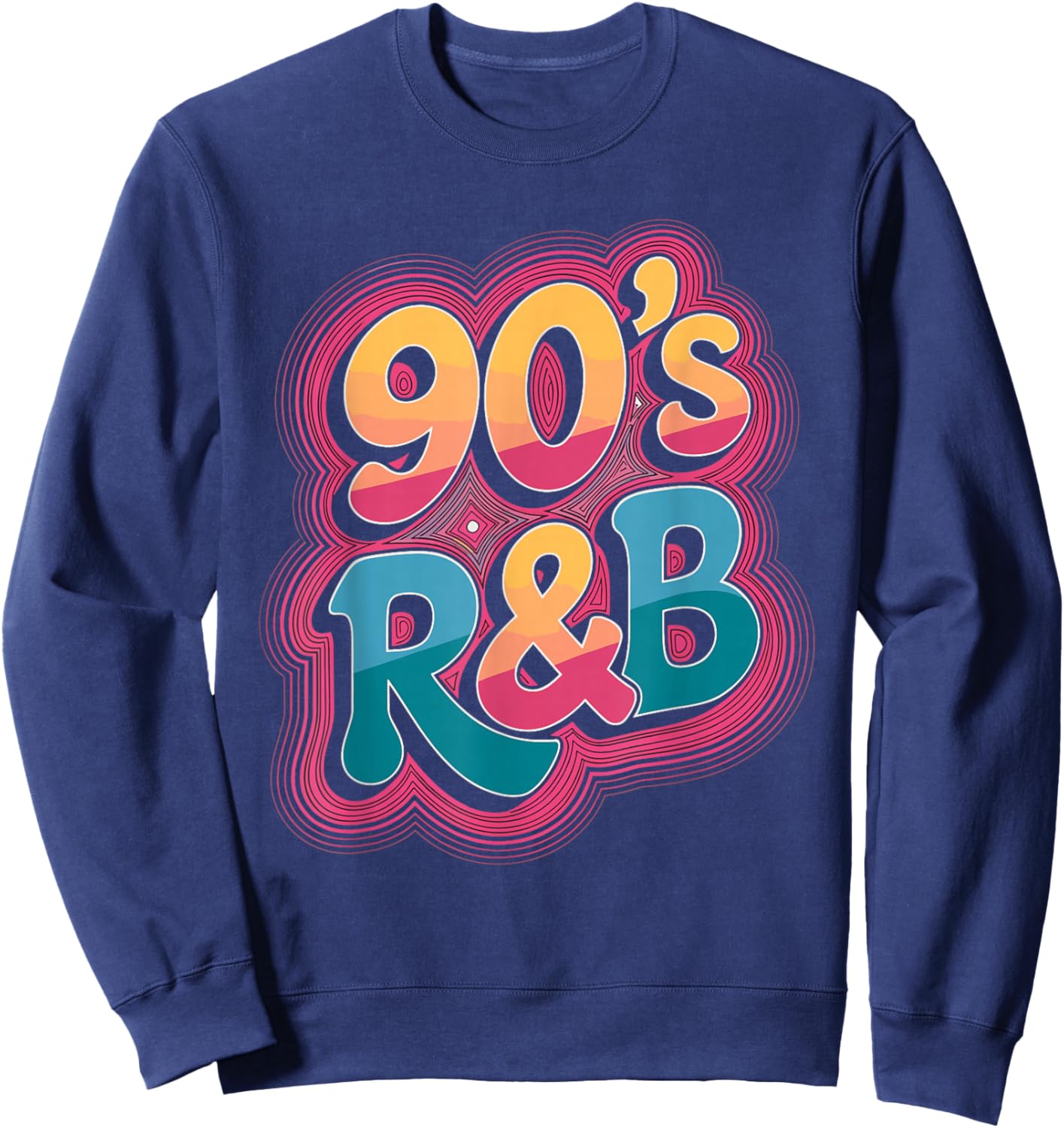 90's R&B Sweatshirt - Sweatshirt | Navy