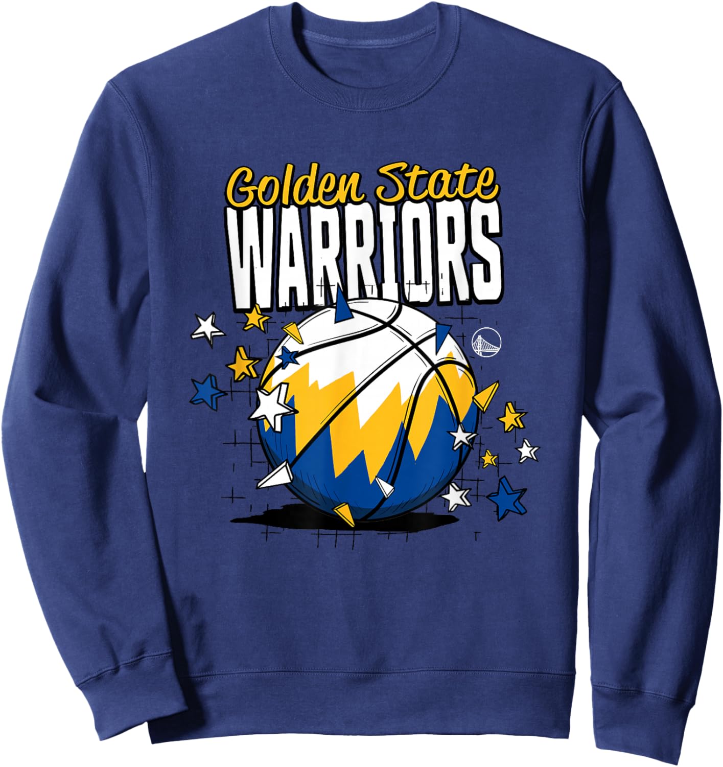 NBA Golden State Warriors Basketball Stars Sweatshirt - Sweatshirt | Navy