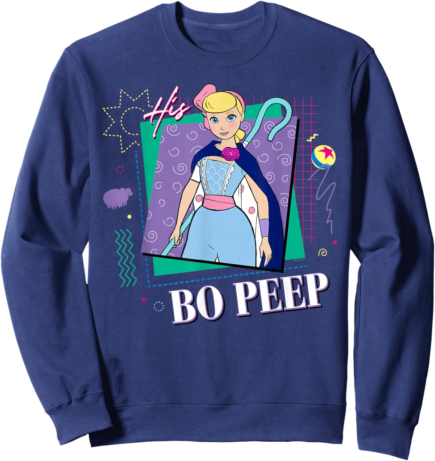 Disney and Pixar’s Toy Story Couples Matching His Bo Peep Sweatshirt - Sweatshirt | Navy