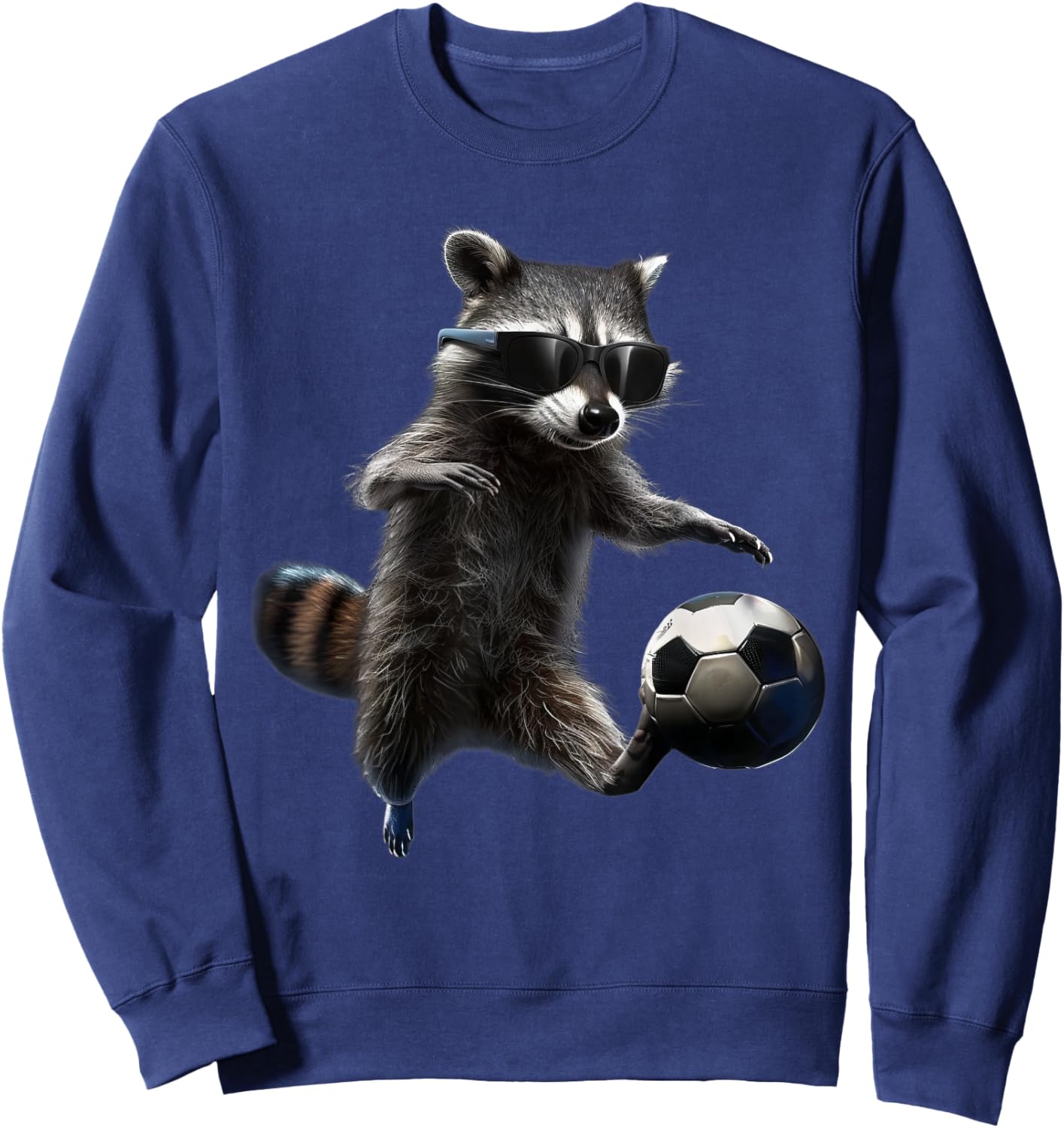 Raccoon Soccer Sweatshirt - Sweatshirt | Navy