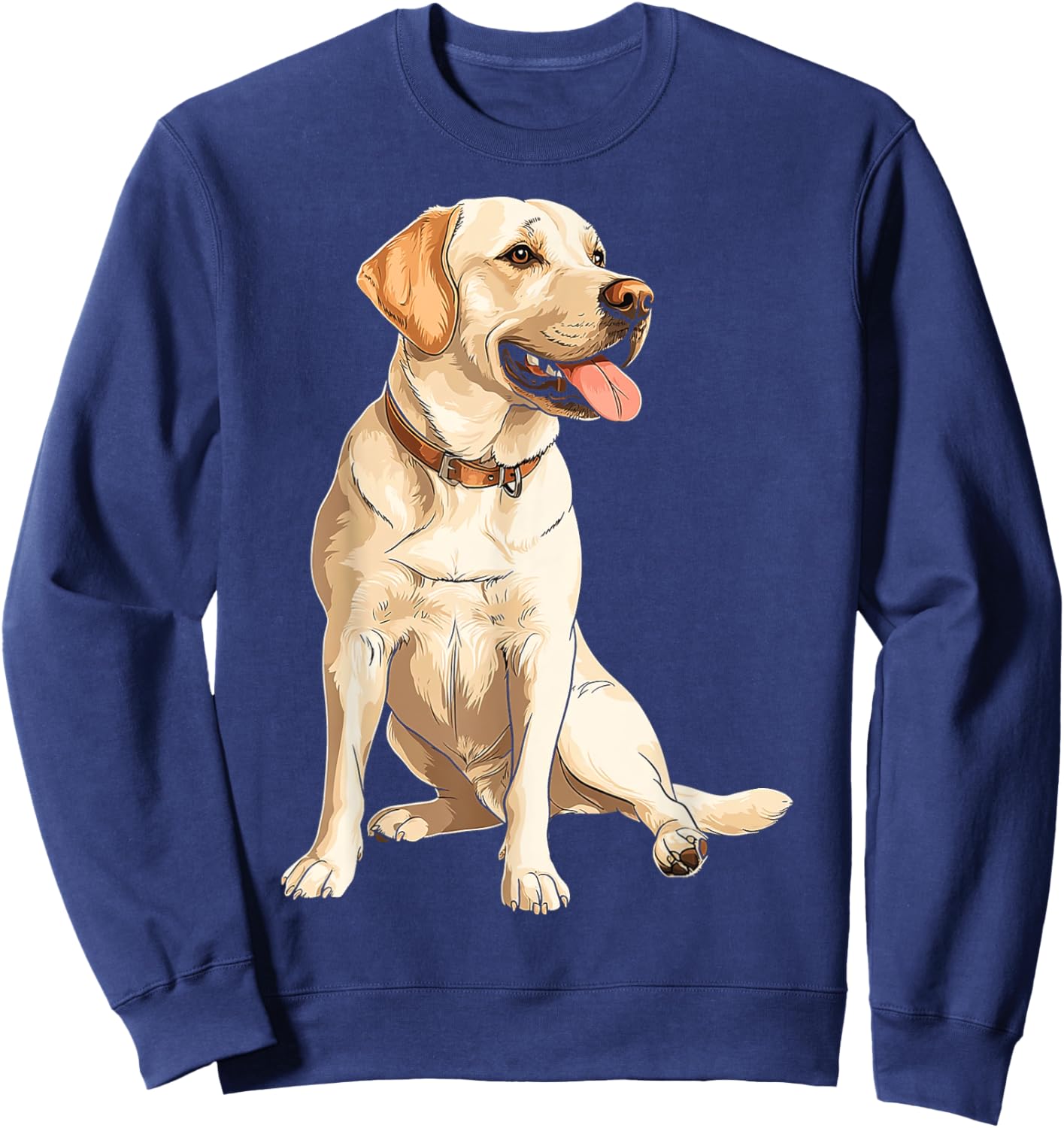 Labrador Retriever Dog Motif Pet Labrador Retriever Men Women Kids Sweatshirt - Sweatshirt | Navy