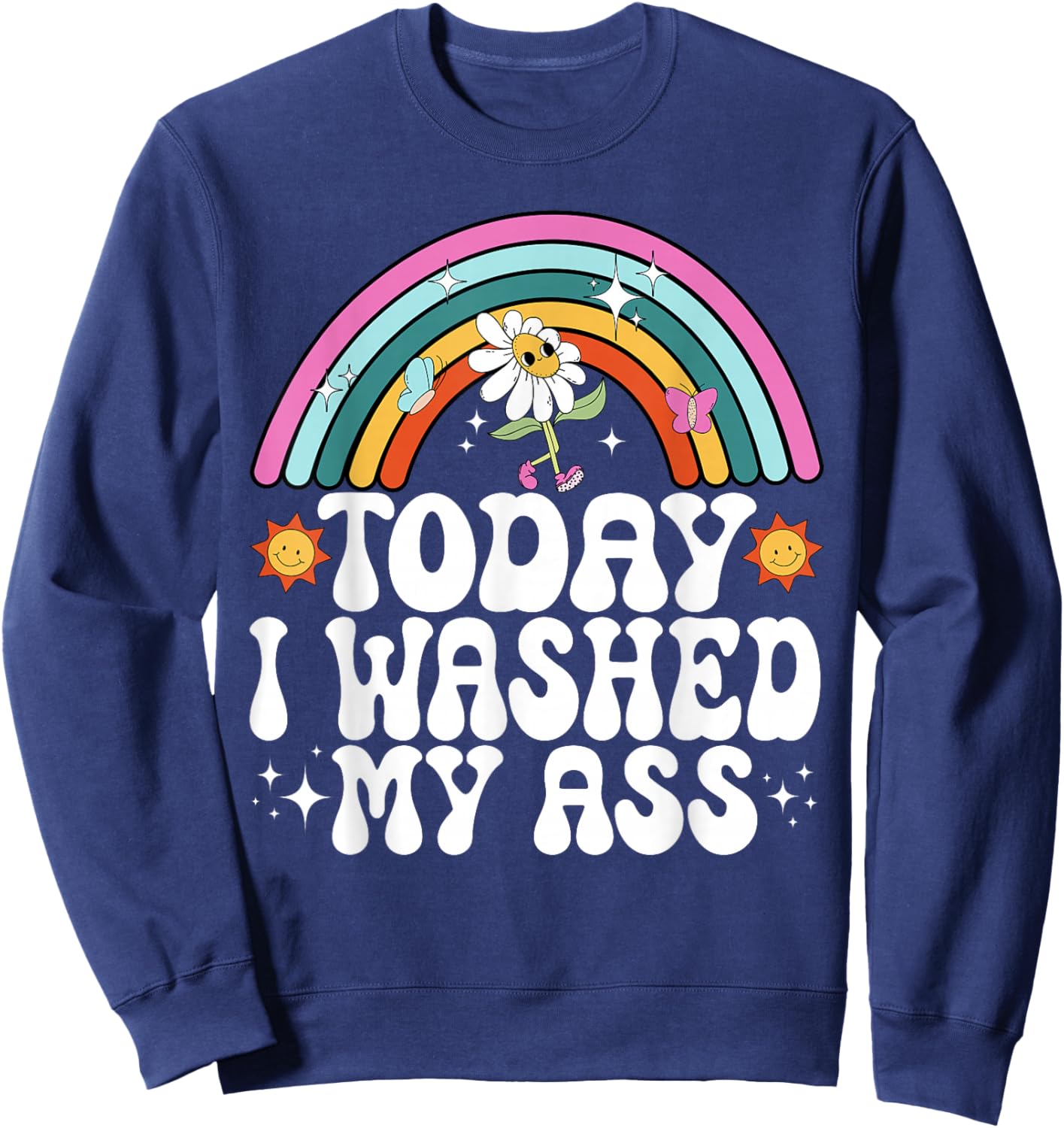 Funny Embarrassing Adult Humor Sweatshirt - Sweatshirt | Navy