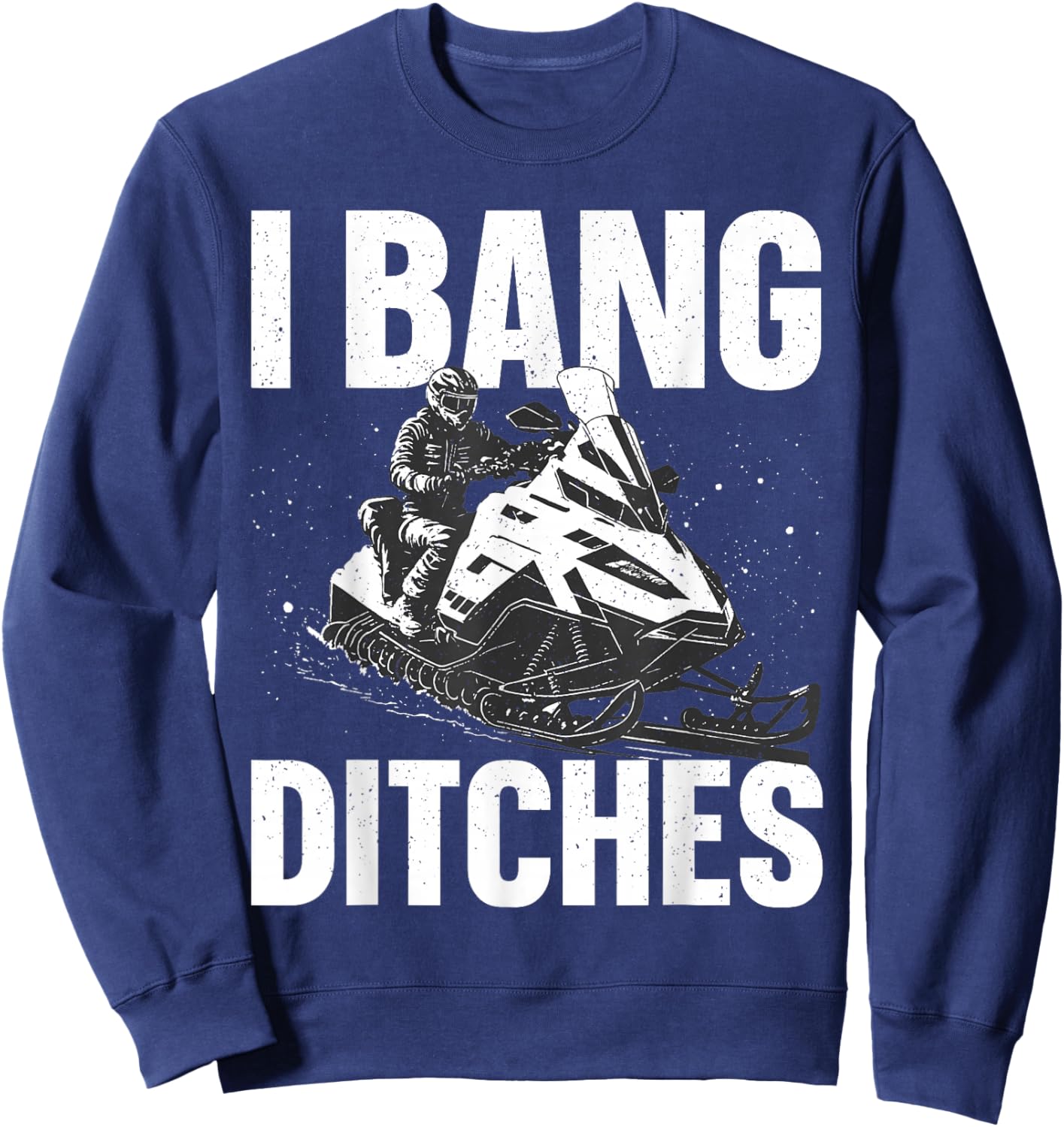 Snowmobile Design Women Snow Mobile Snowmobile Lover Sweatshirt - Sweatshirt | Navy