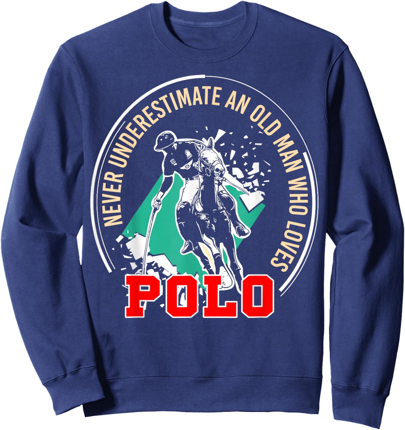 Sports Polo Sweatshirt - Sweatshirt | Navy