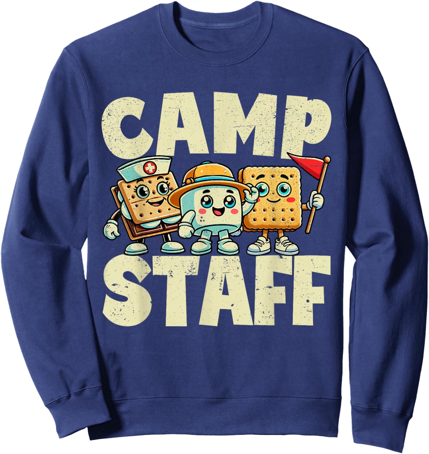 Camp Staff Camping counselor summer camp Sweatshirt - Sweatshirt | Navy