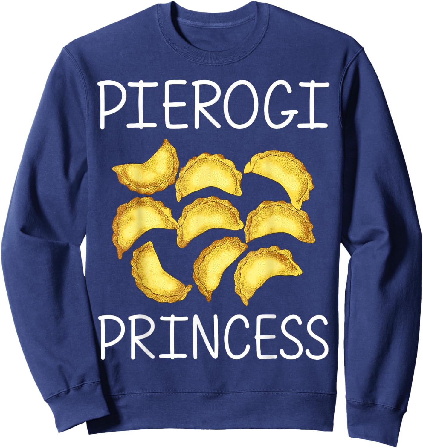 Cool Pierogi For Girls Kid Polish Food Dumpling Squad Poland Sweatshirt - Sweatshirt | Navy