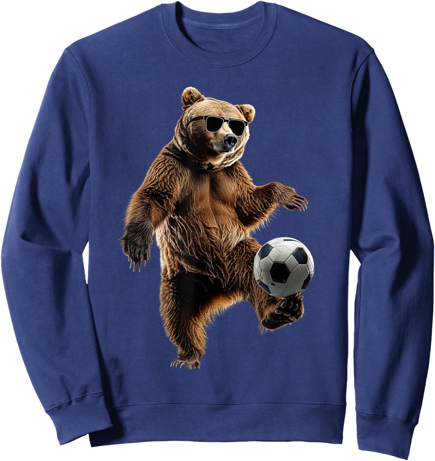 Bear Soccer Sweatshirt - Sweatshirt | Navy