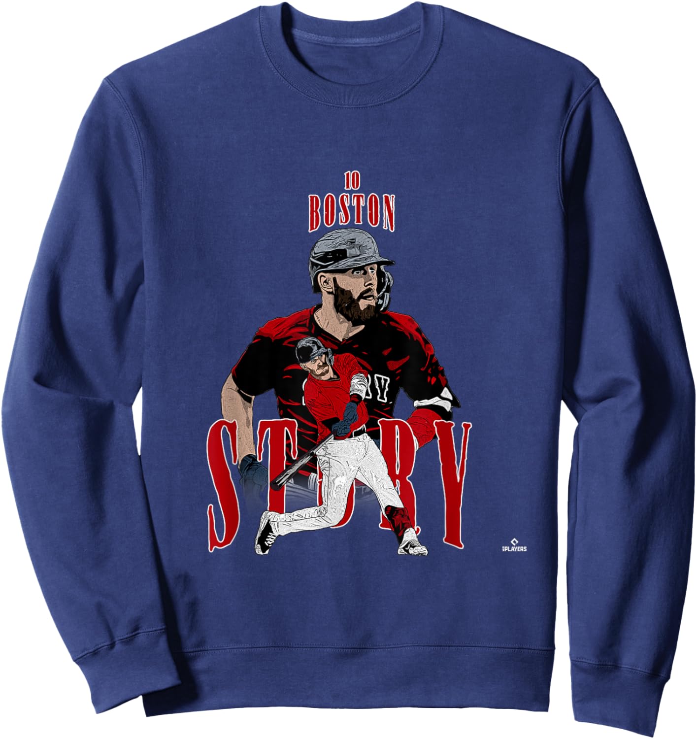 Trevor Story | Boston Baseball Players | MLBTSY3002 Sweatshirt - Sweatshirt | Navy