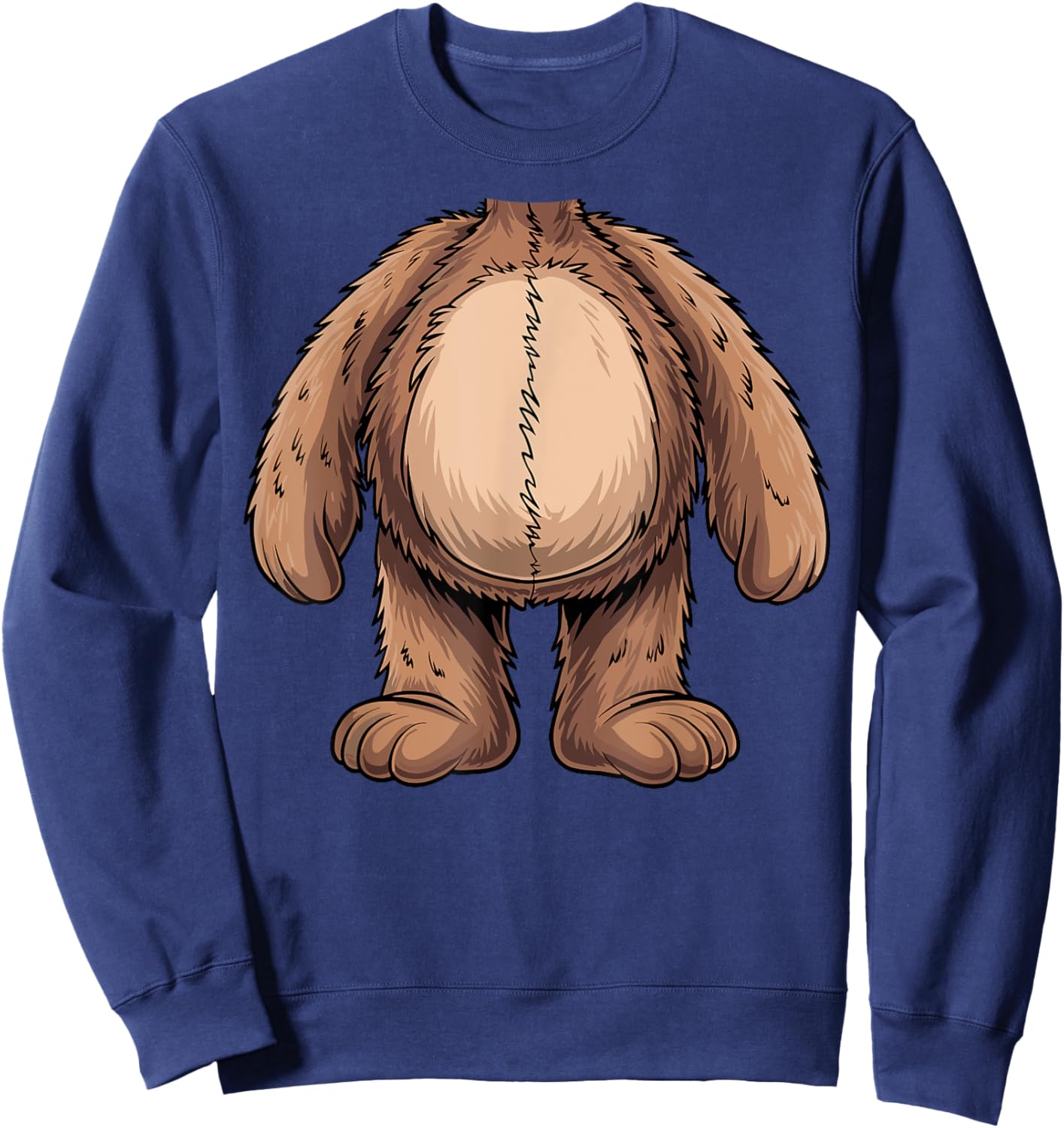Teddy Bear Halloween Outfit Funny Simple Costume Sweatshirt - Sweatshirt | Navy