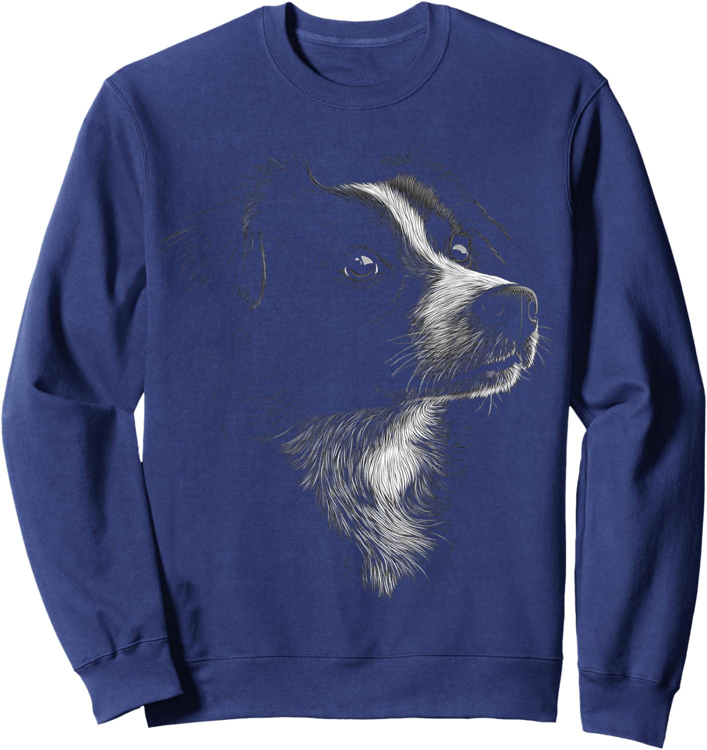 Australian Shepherd Dog Motif Pet Australian Shepherd Women Kids Sweatshirt - Sweatshirt | Navy