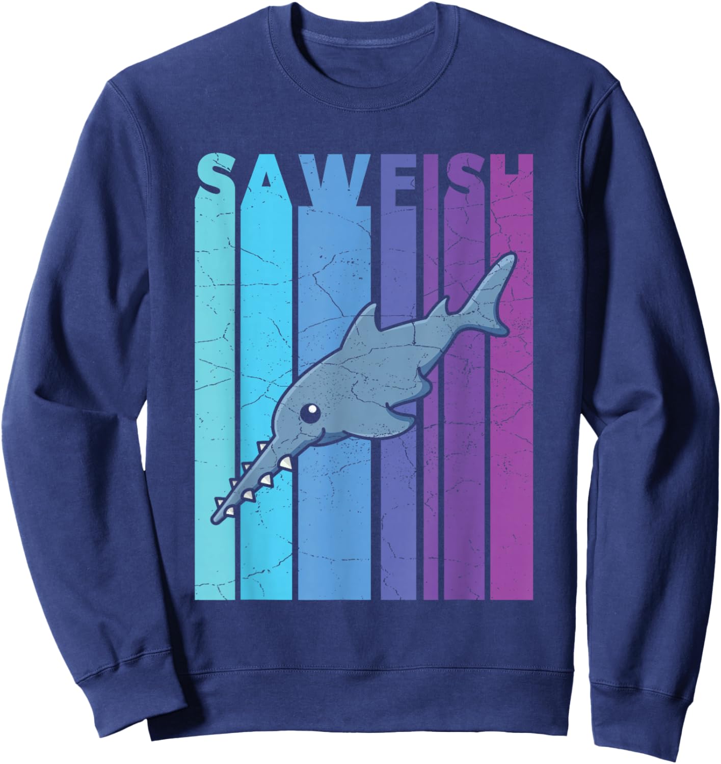 Sawfish Squad Design for a Sawfish fan Sweatshirt - Sweatshirt | Navy