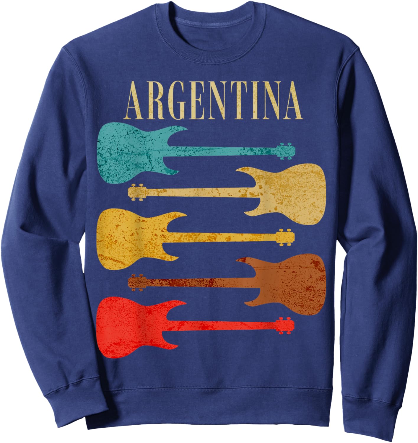 Argentina Concert Rock Music Festival Guitars Sweatshirt - Sweatshirt | Navy