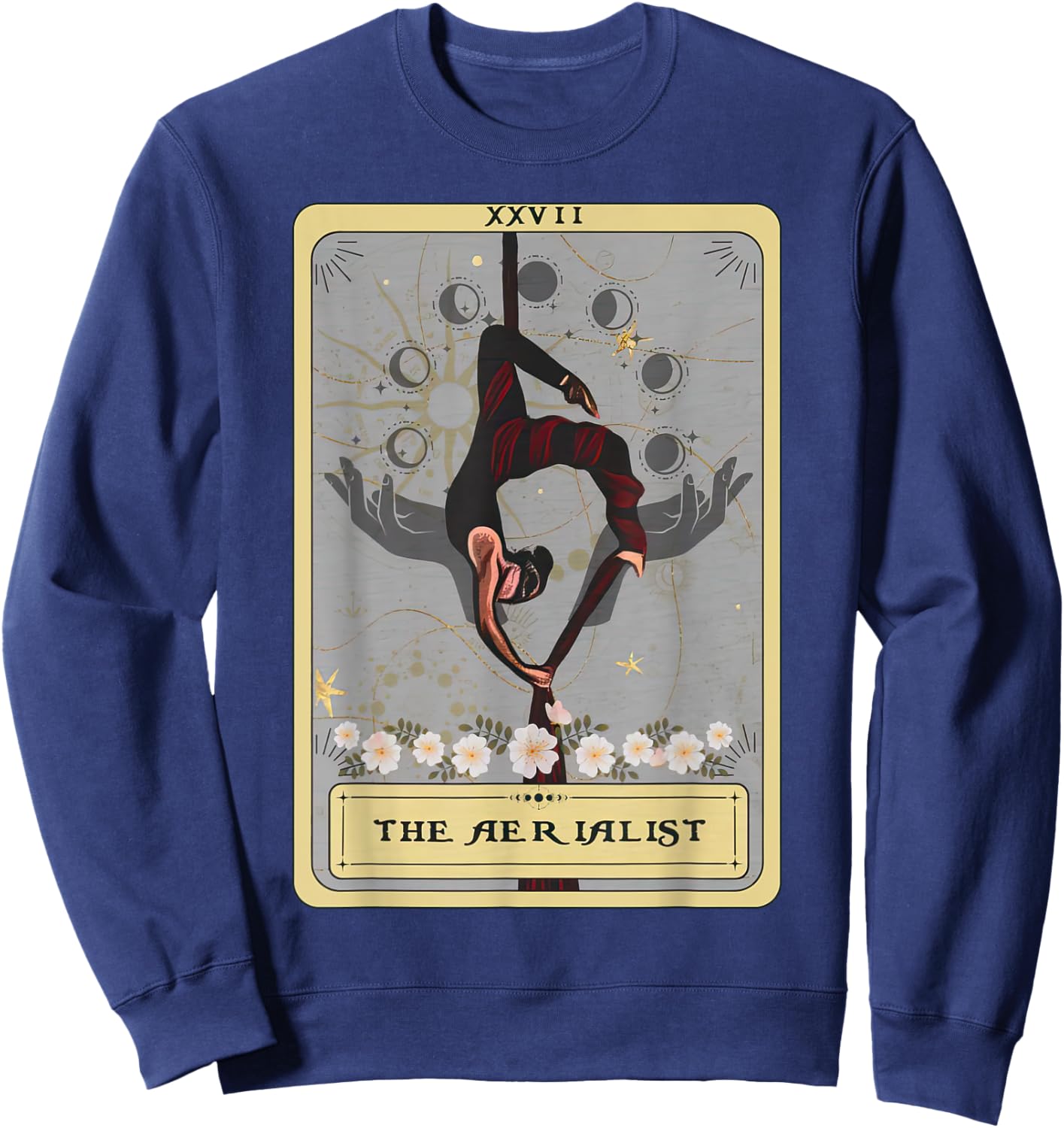 Aerialist Tarot Card Aerial Dancing Aerial Dancer Women Sweatshirt - Sweatshirt | Navy