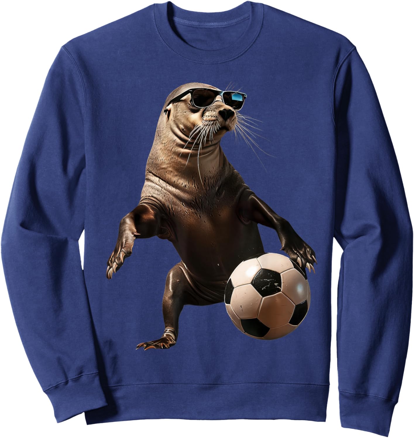 Sea Lion Soccer Sweatshirt - Sweatshirt | Navy