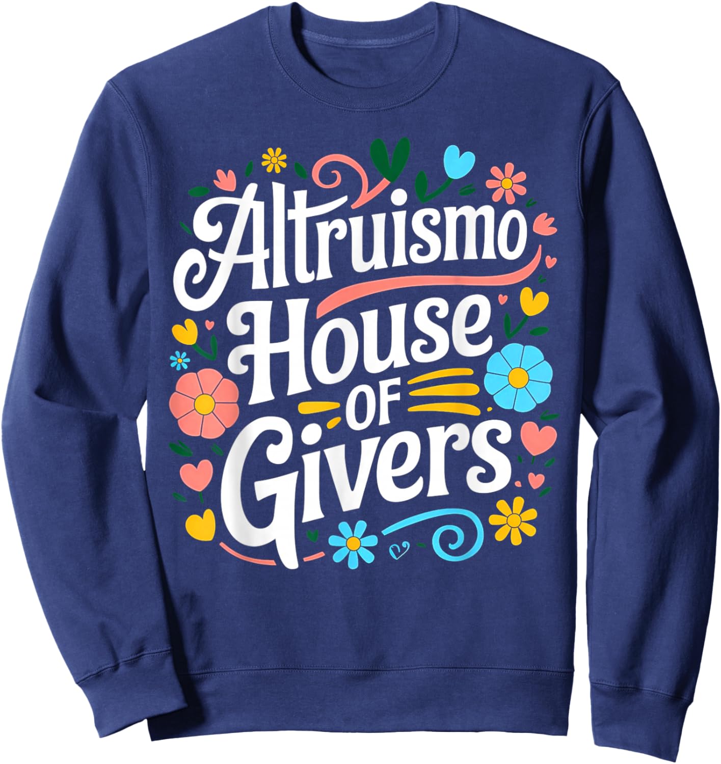 Altruismo House of Givers RCA School Flowers Sweatshirt - Sweatshirt | Navy