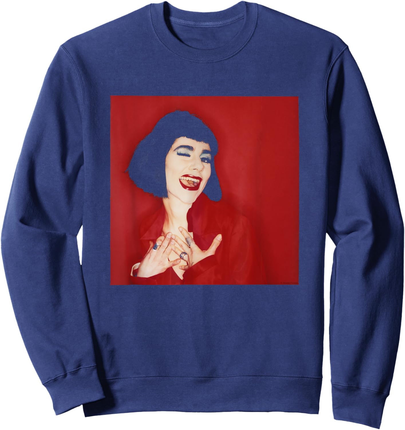 PJ Harvey Red Portrait 1995 By Simon Fowler Sweatshirt - Sweatshirt | Navy